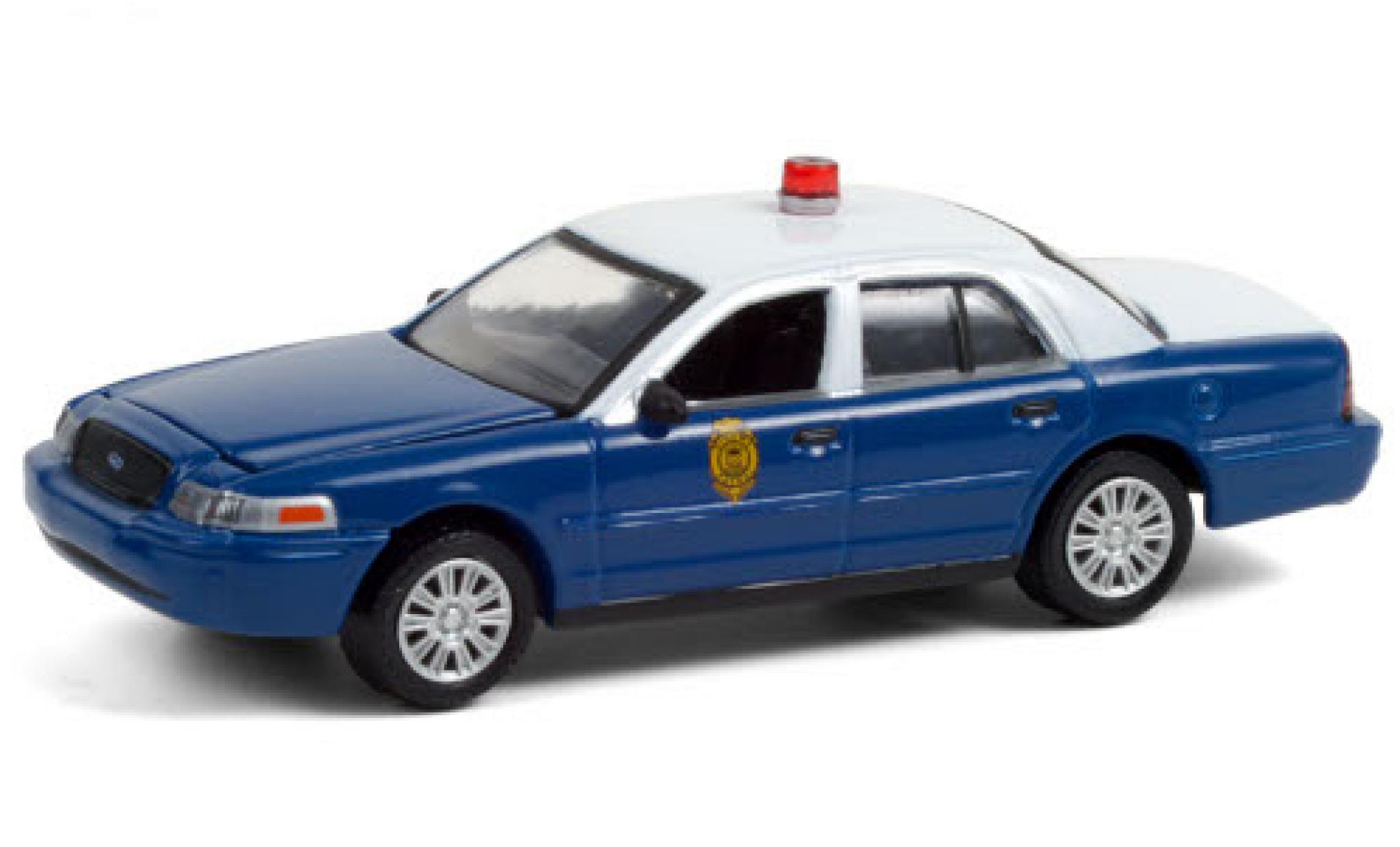 Ford Crown 1/64 Greenlight Victoria Politie Interceptor Kansas Highway Patrol 2011 Kansas autoroute Patrol 75th Anniversaire modelauto