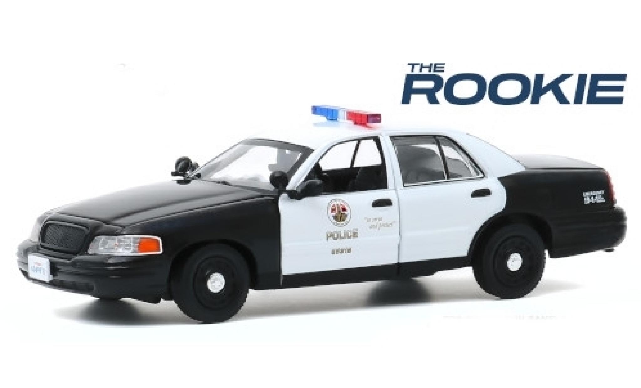 Ford Crown 1/24 Greenlight Victoria Politie Interceptor LAPD - Los Angeles Politie Department 2008 The Rookie modelauto
