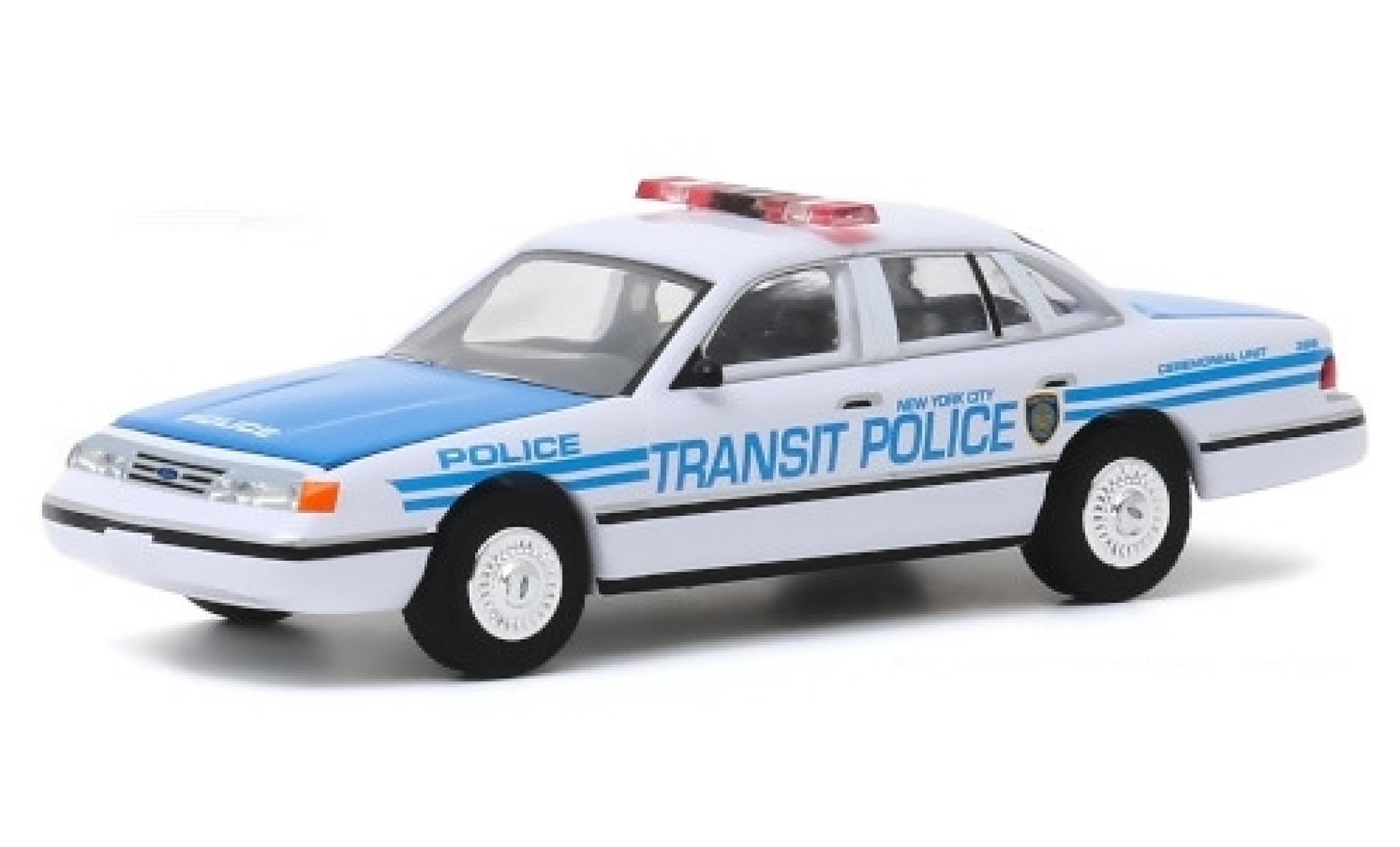 Ford Crown 1/64 Greenlight Victoria Politie Interceptor New York City Transit Politie 1994 modelauto