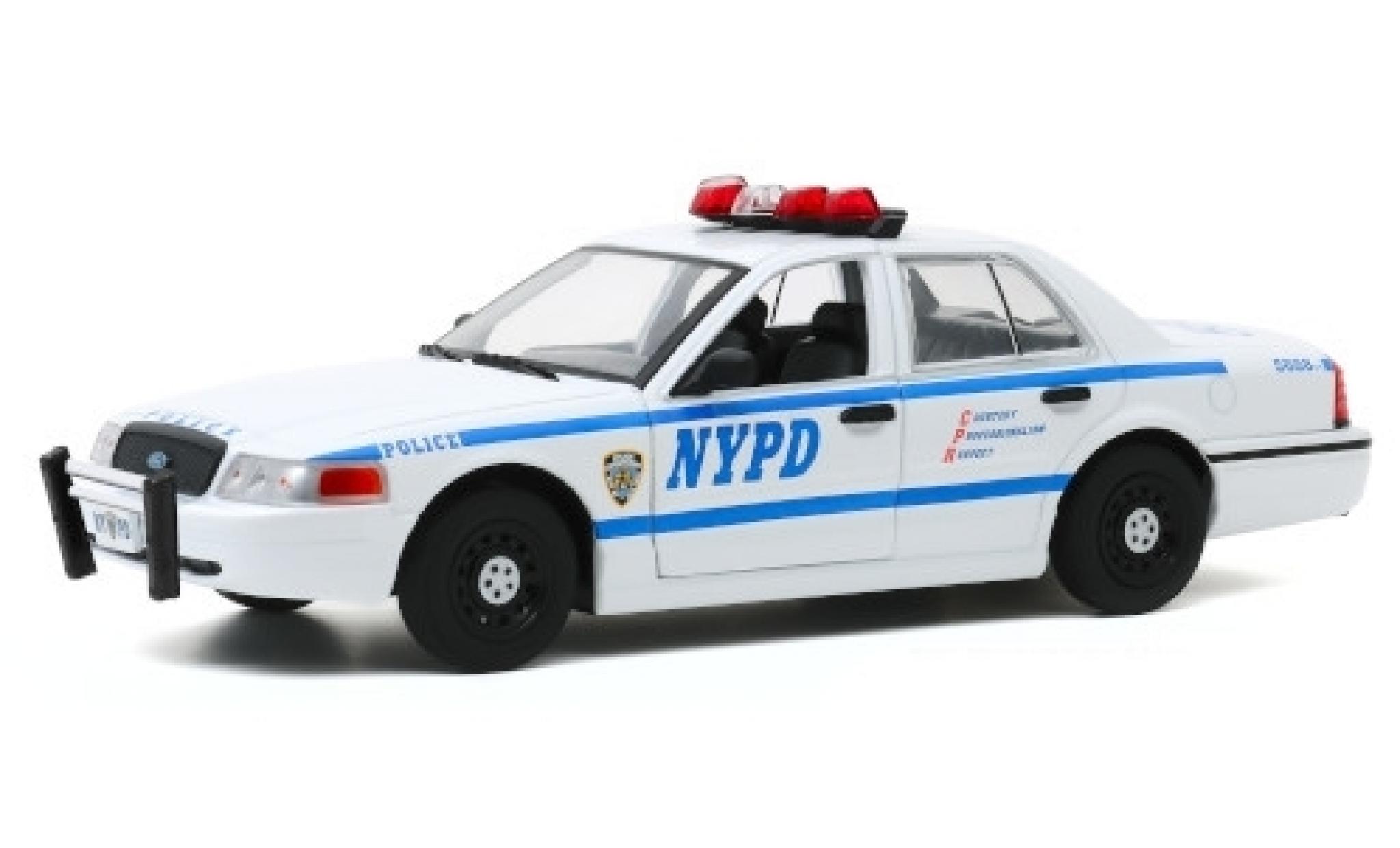 Ford Crown 1/24 Greenlight Victoria Politie Interceptor NYPD - New York City Politie Department 2011 modelauto