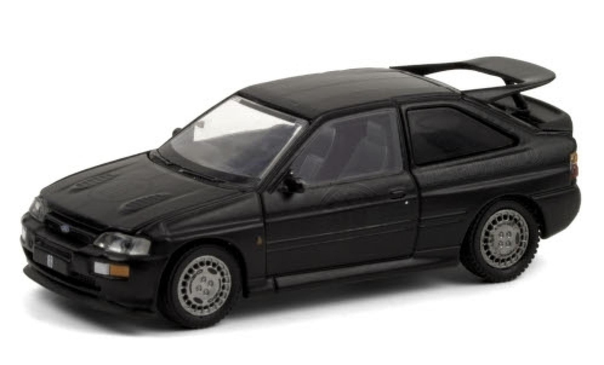 Ford Escort 1/64 Greenlight RS Cosworth zwart/matt-zwart RHD Black Bandit Racing 1994 modelauto