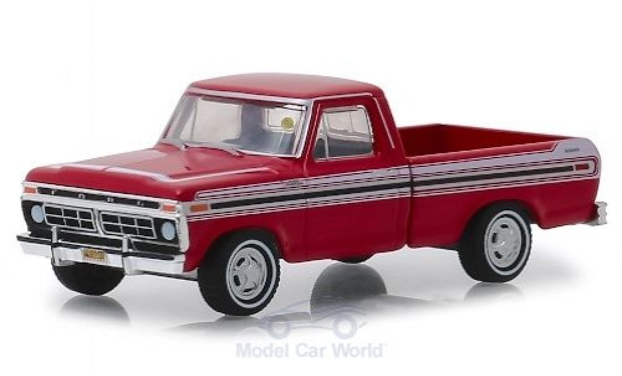 Ford F-1 1/64 Greenlight 00 Explorer rood/wit 1977 modelauto