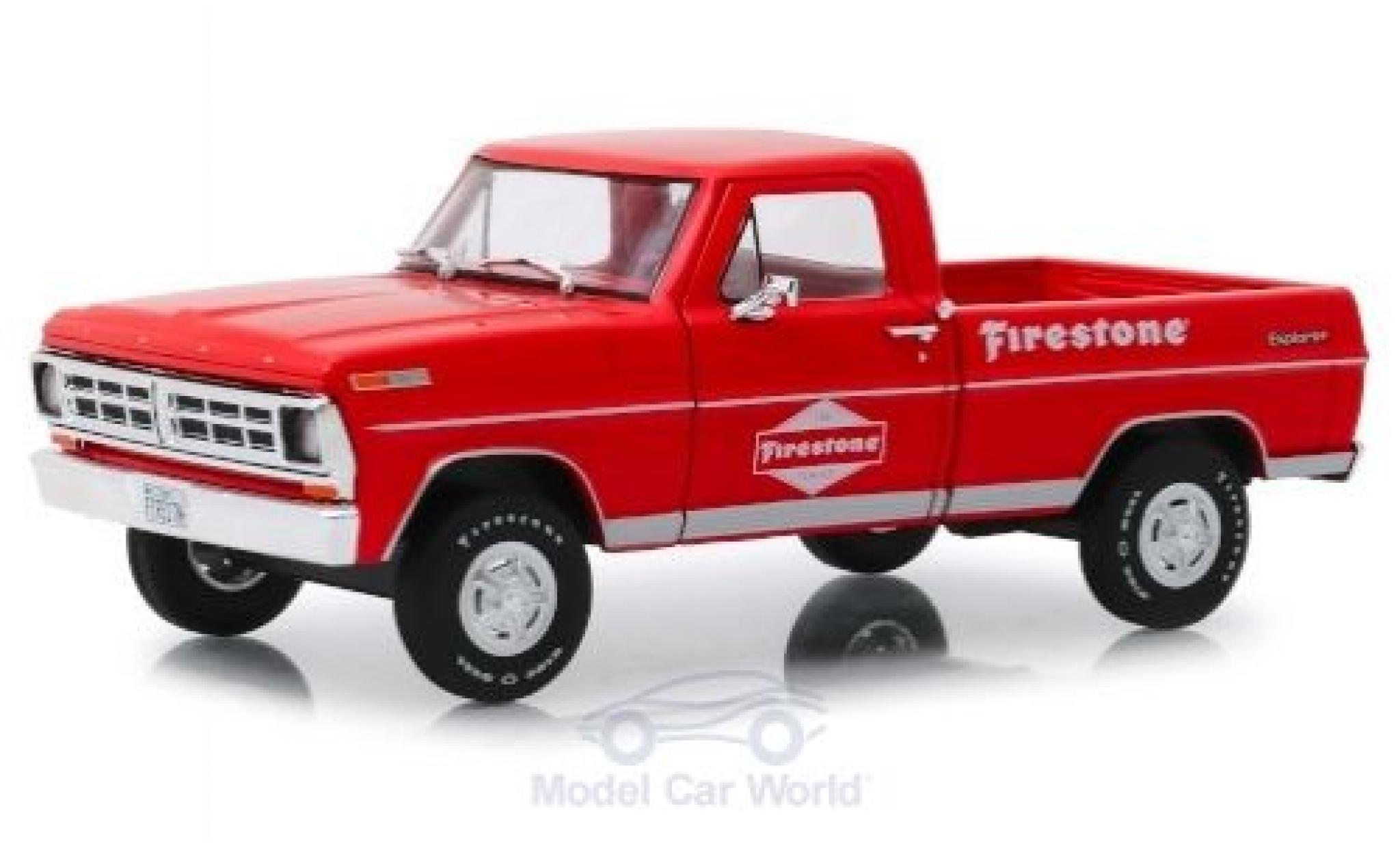 Ford F-1 1/24 Greenlight 00 Firestone 1971 modelauto