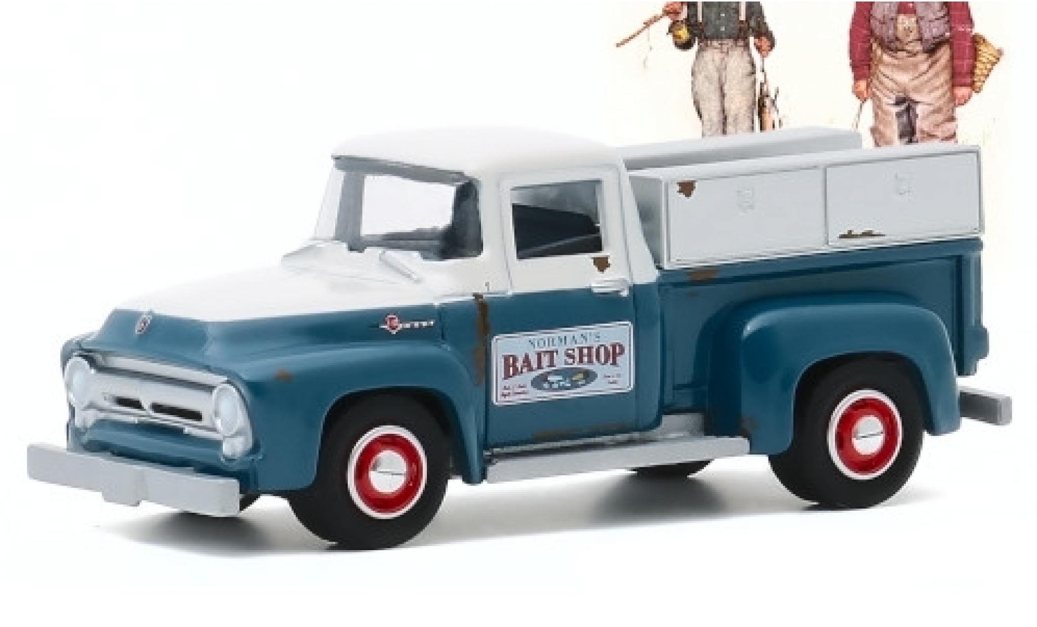 Ford F-1 1/64 Greenlight 00 Normans Bait Shop 1956 modelauto