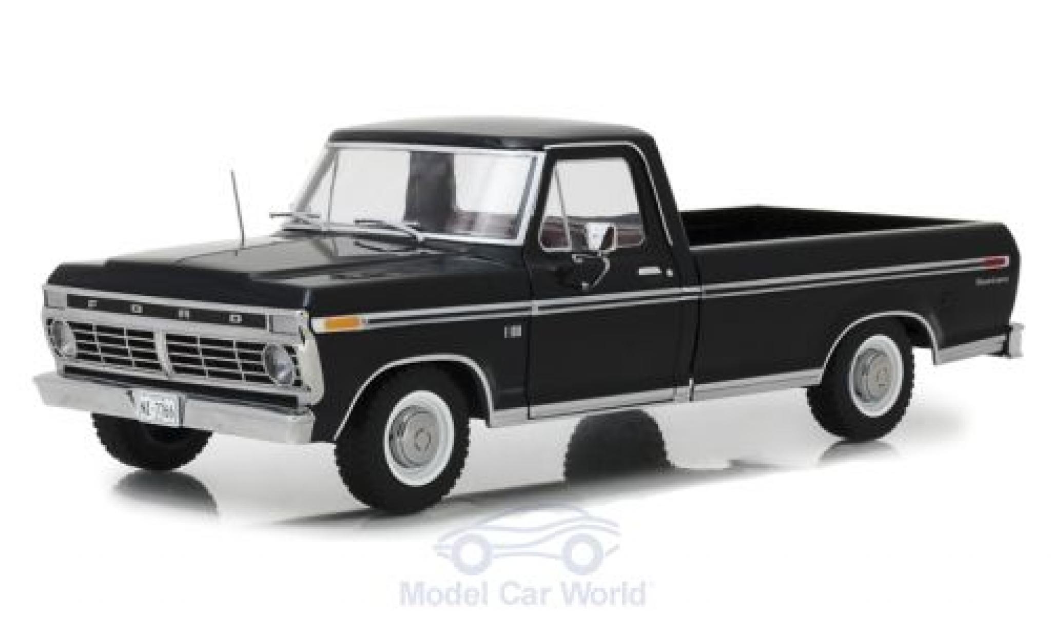 Ford F-1 1/18 Greenlight 00 zwart 1973 modelauto