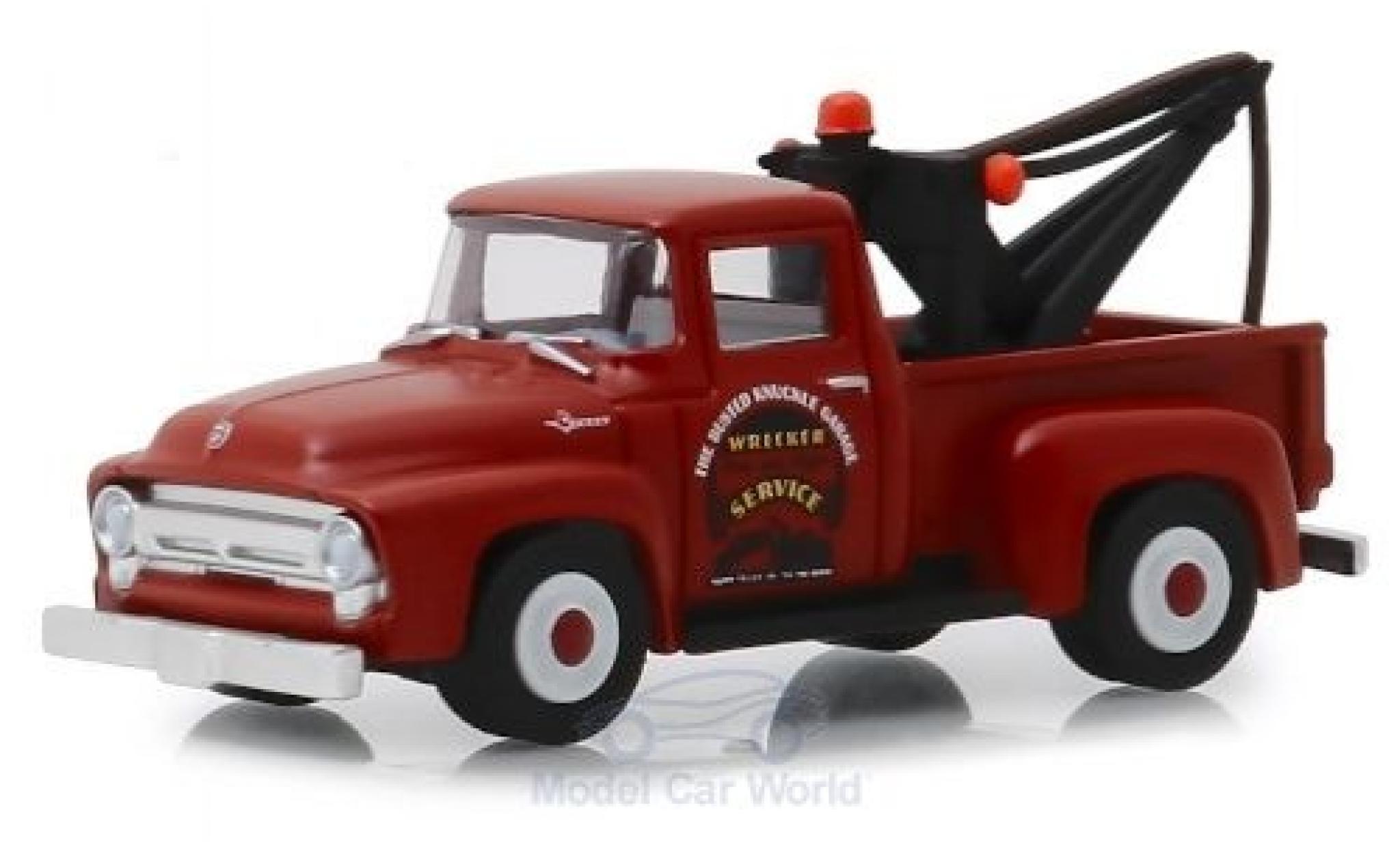 Ford F-1 1/64 Greenlight 00 Tow Truck 1956 Abschleppwagen modelauto
