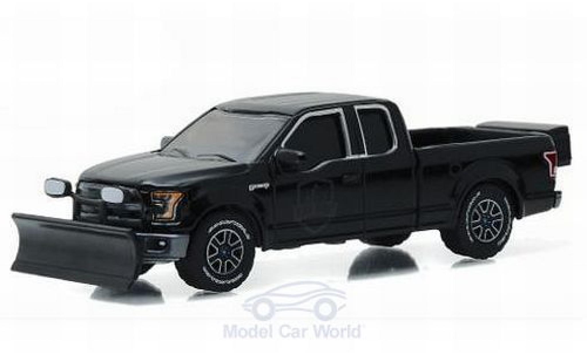 Ford F-1 1/64 Greenlight 50 zwart 2015 Black Bandit - Series 16 ohne Vitrine modelauto