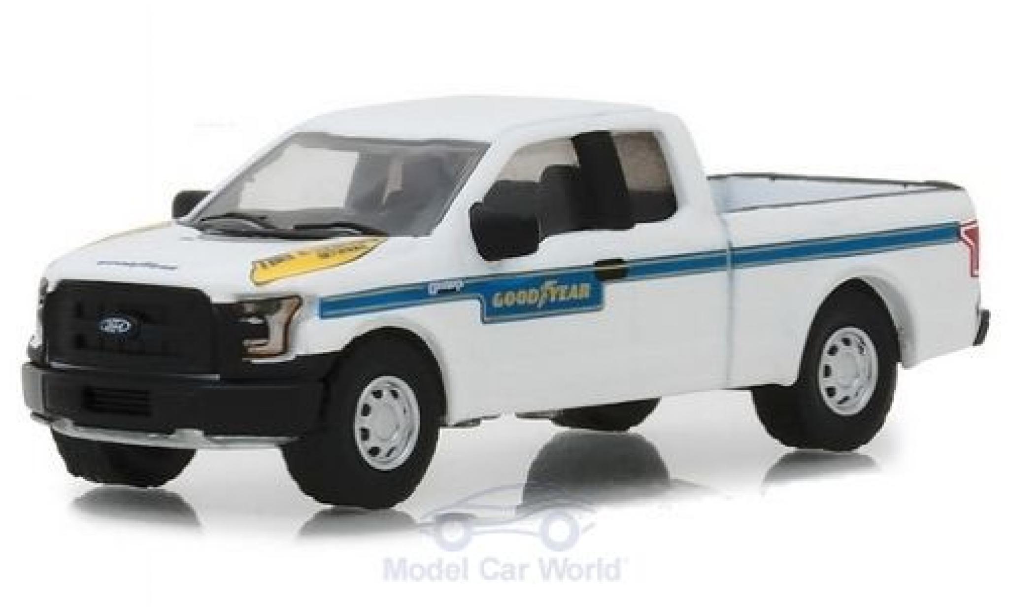 Ford F-1 1/64 Greenlight 50 wit Goodyear 2016 modelauto
