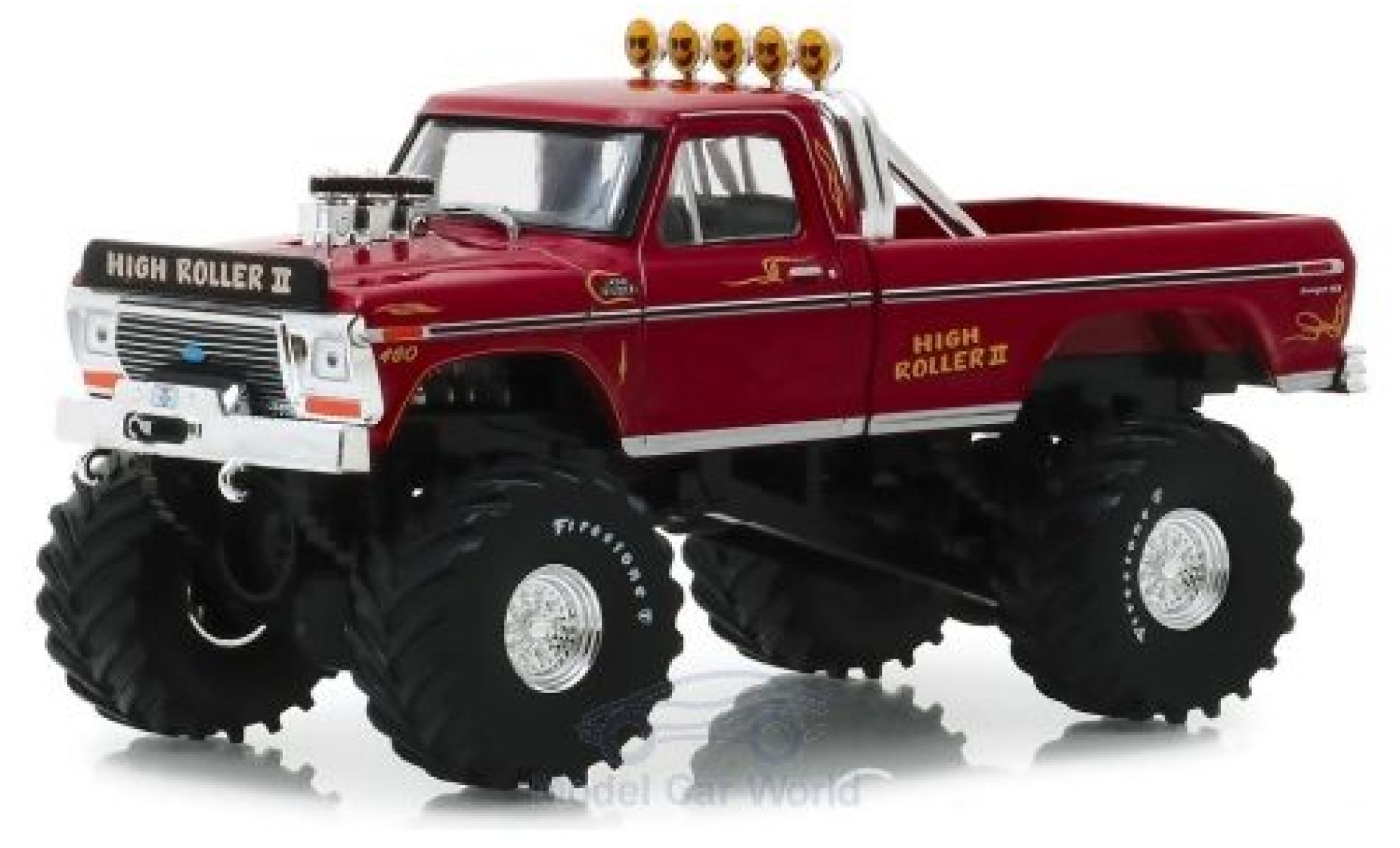 Ford F-250 1/43 Greenlight Monster Truck High Roller II 1979 modelauto