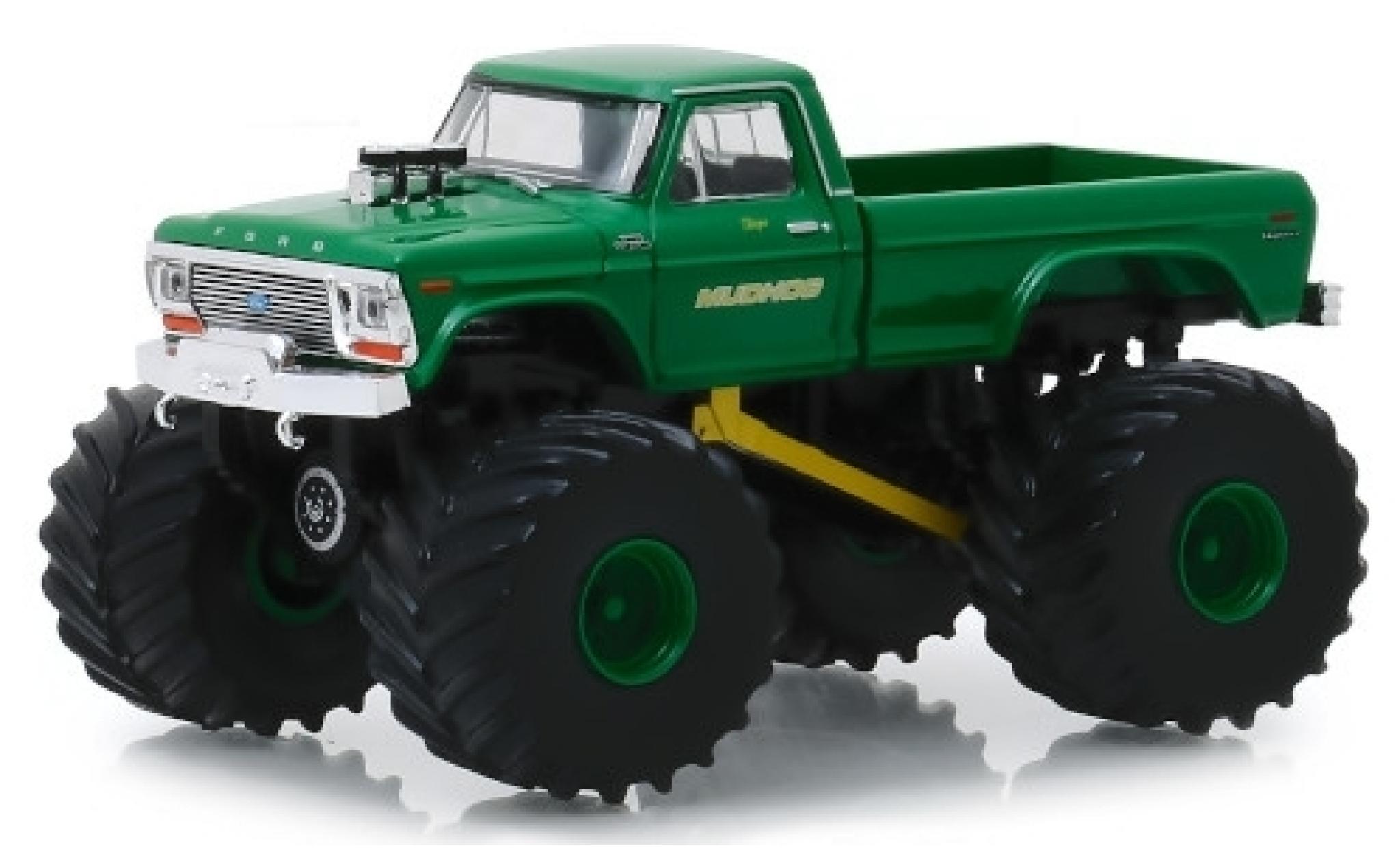 Ford F-250 1/64 Greenlight Monster Truck Mudhog 1979 modelauto