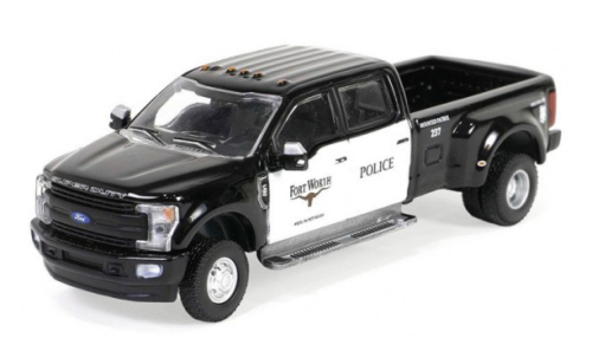 Ford F-350 1/64 Greenlight Dually Fort Worth Politie Department 2019 1:64 modelauto