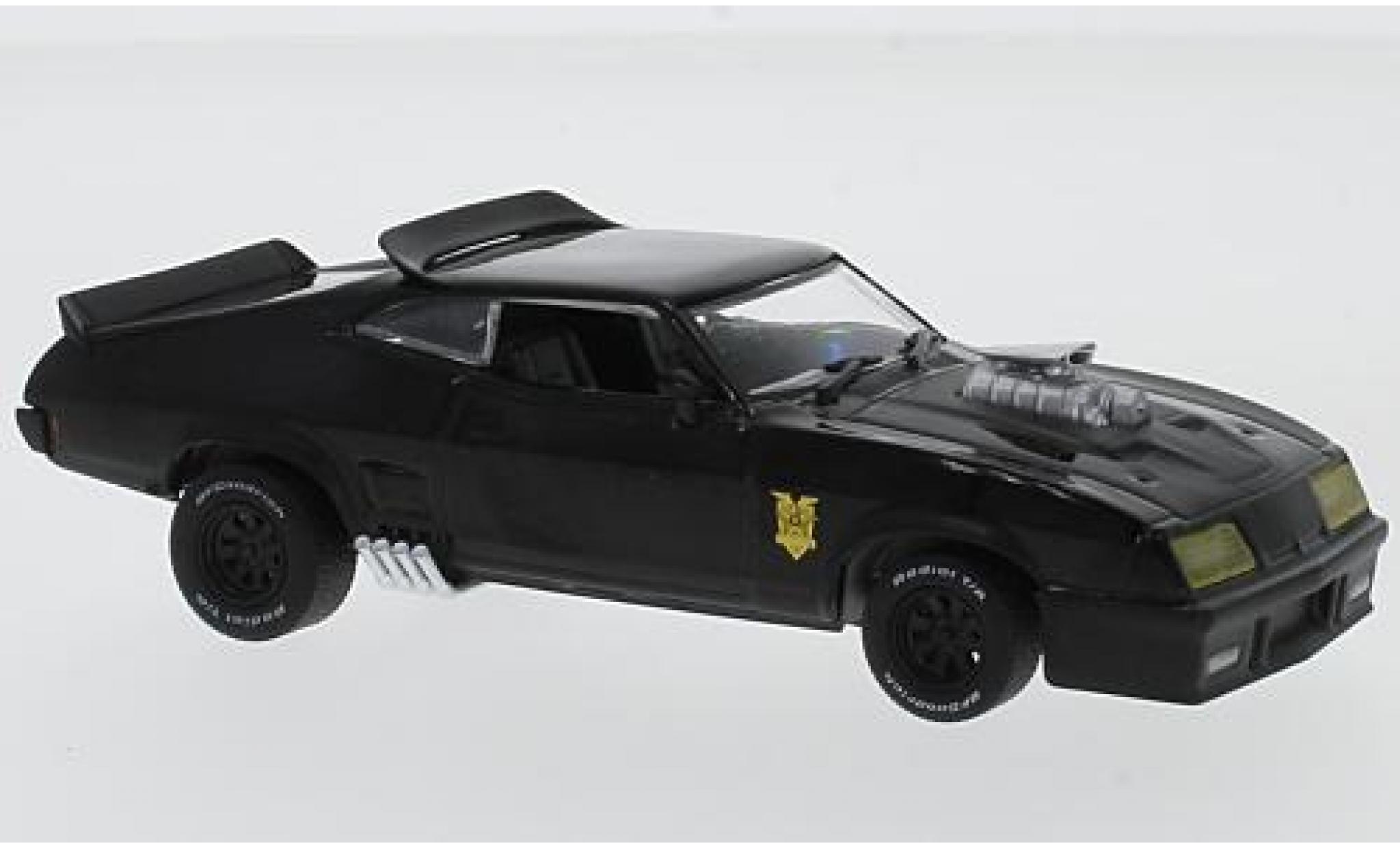 Ford Falcon 1/43 Greenlight XB zwart Mad Max - Last of the V8 Interceptors 1973 modelauto
