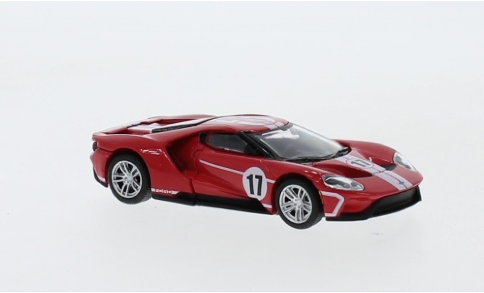 Ford GT 1/64 Greenlight rood/wit No.17 Collectable Diecast 2017 modelauto