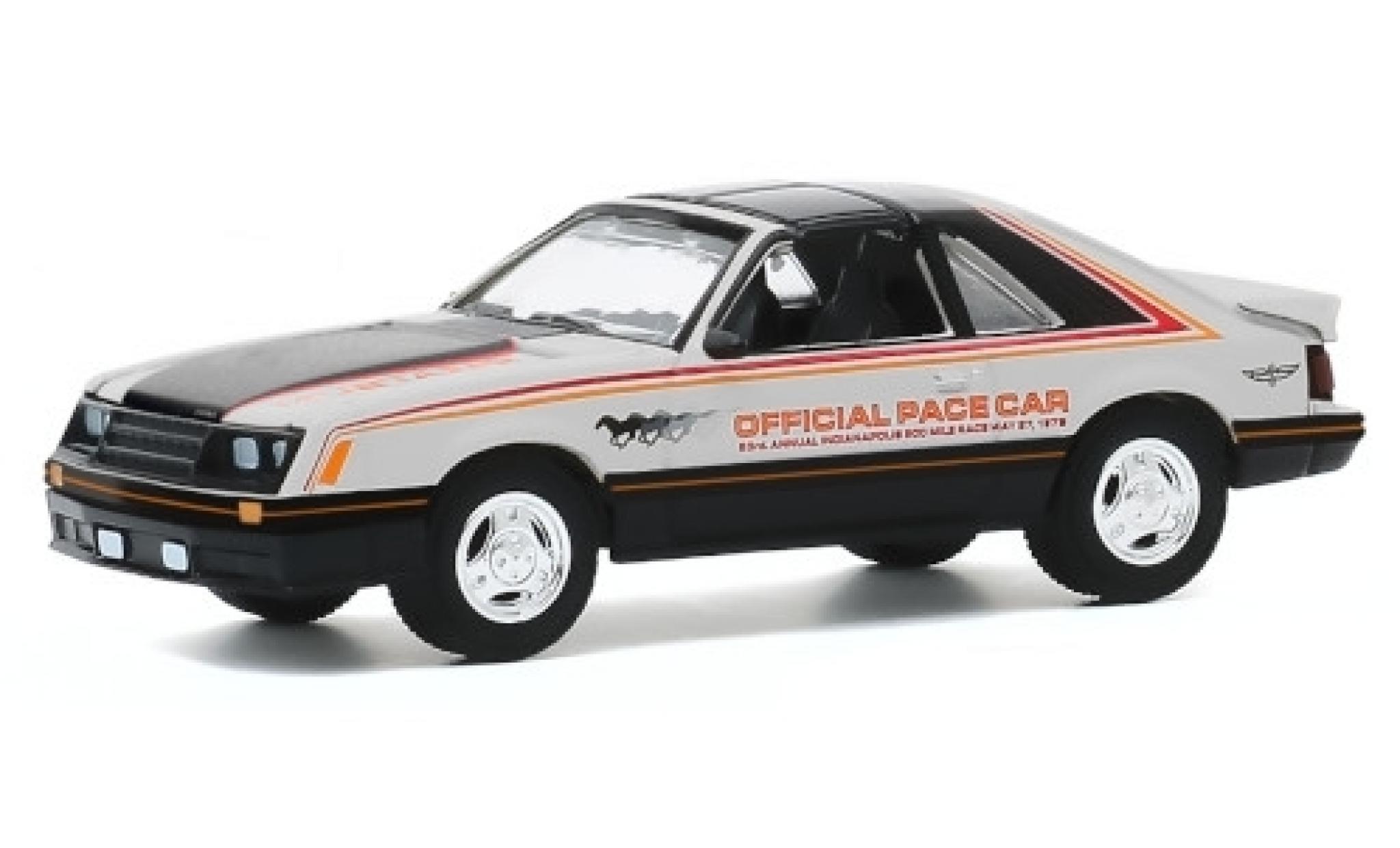 Ford Mustang 1/64 Greenlight Indianapolis 500 1979 63rd Annual 500 Mile Race Official Pace Car modelauto