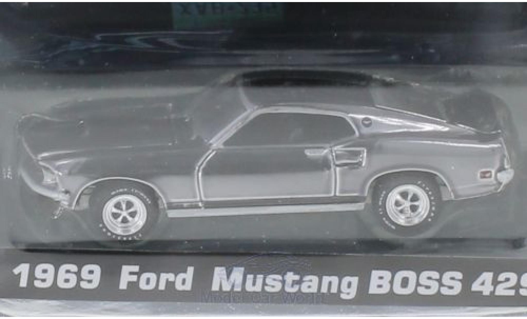 Ford Mustang 1/64 Greenlight rood John Wick Boss modelauto