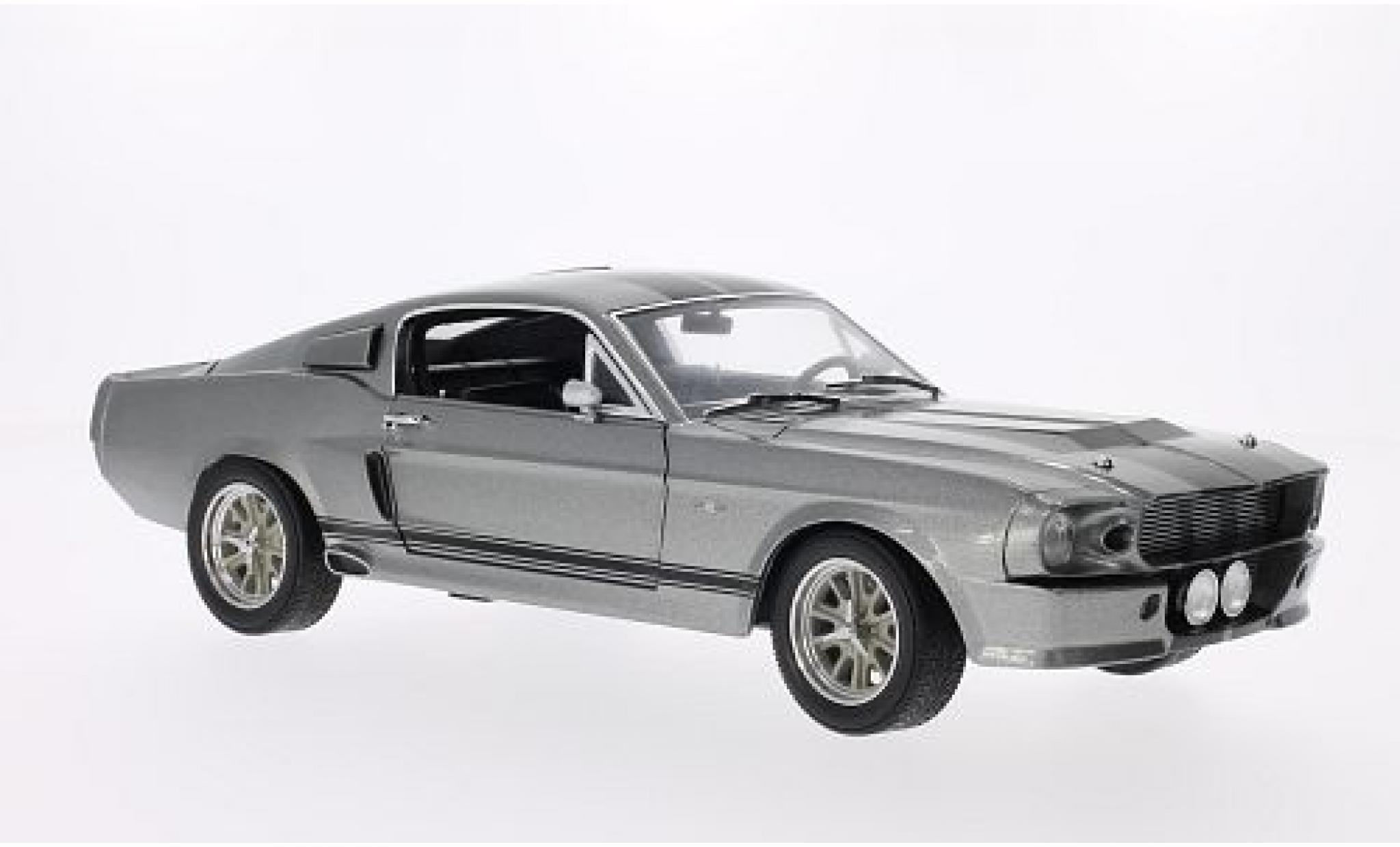 Shelby GT 500 1/18 Greenlight Ford Mustang metallic grijs Gone in 60 Seconds 1967 1:18 modelauto