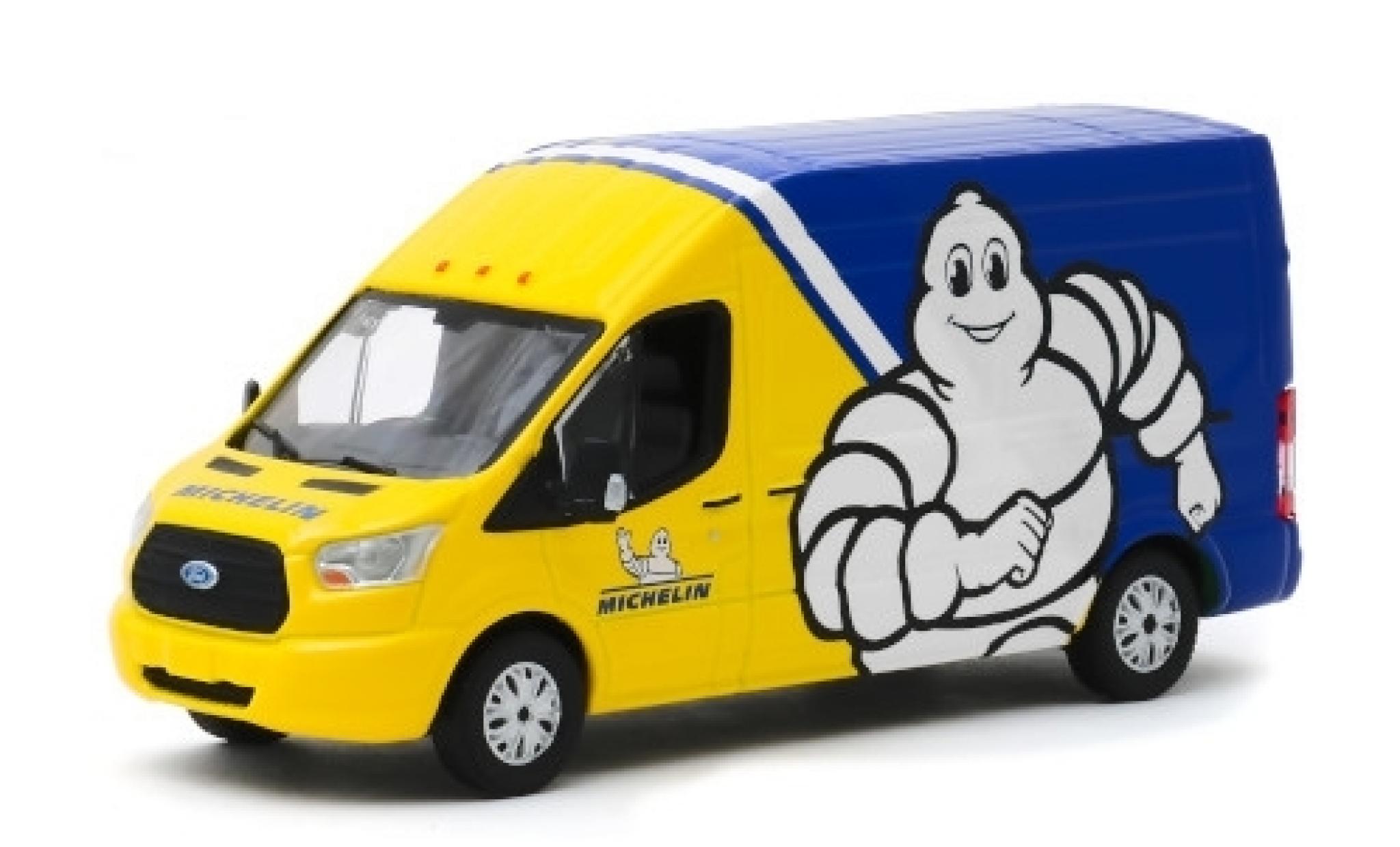 Ford Transit 1/43 Greenlight LWB Michelin 2019 Hochdachkastenwagen modelauto