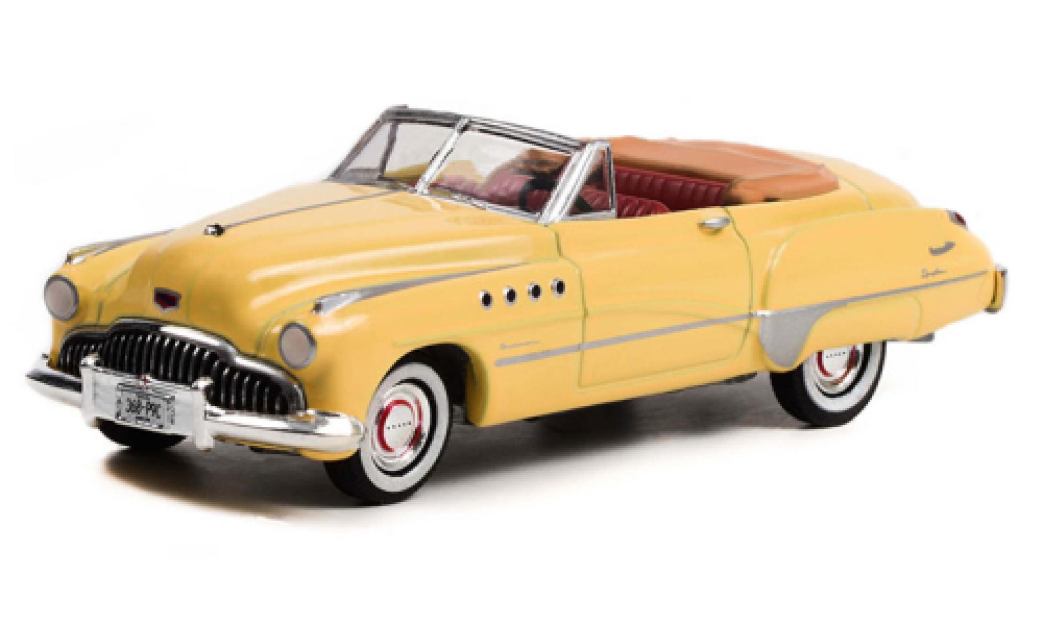 Buick Roadmaster 1/64 Greenlight Cabriolet beige Rain Man 1949 modelauto