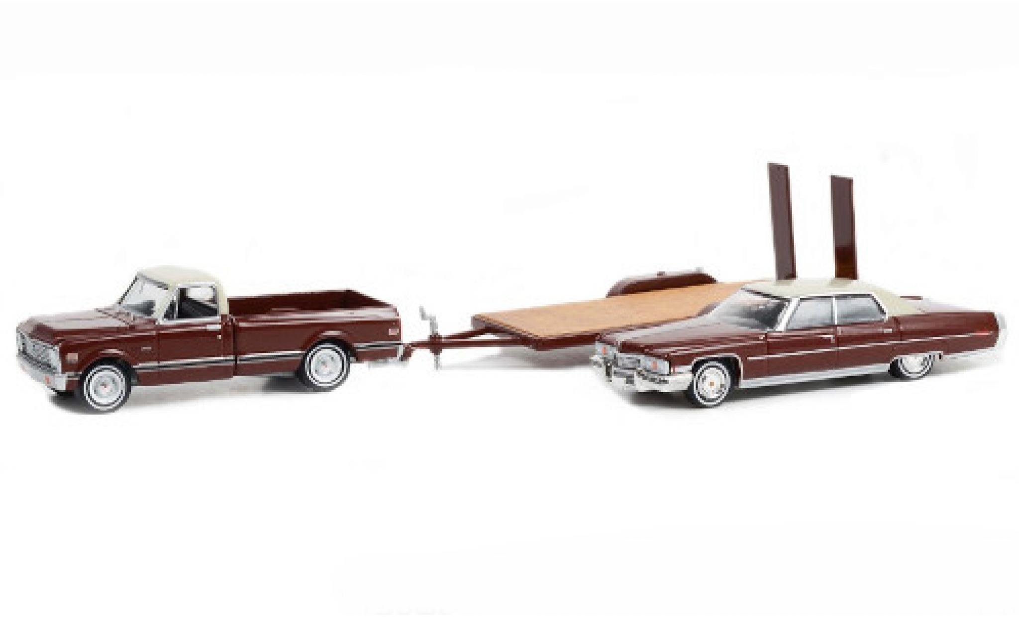 Cadillac Sedan 1/64 Greenlight DeVille Rocky 1973 modelauto