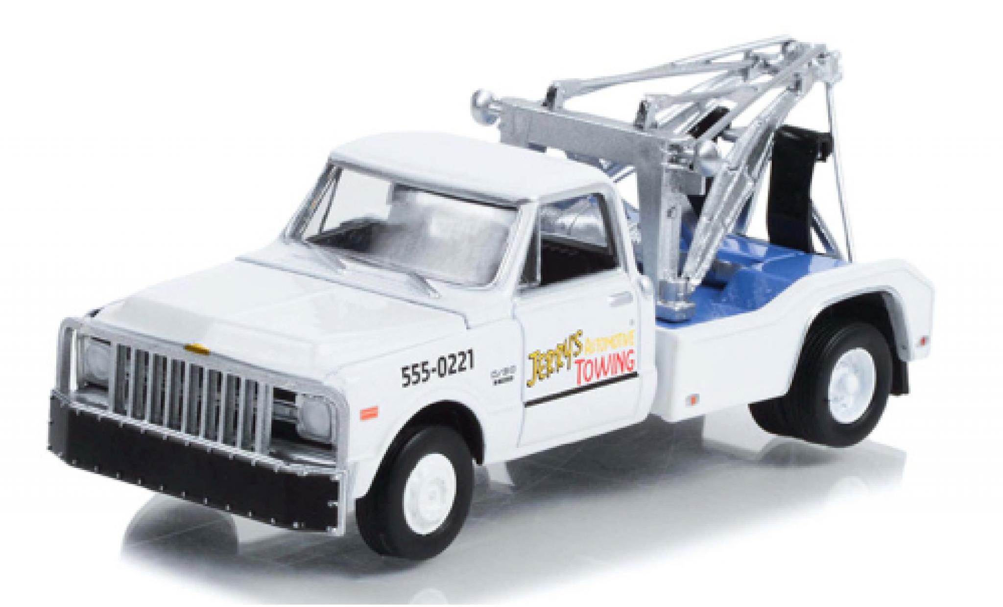 Chevrolet C-30 1/64 Greenlight Dually Wrecker wit Fall Guy Stuntman Association 1969 modelauto