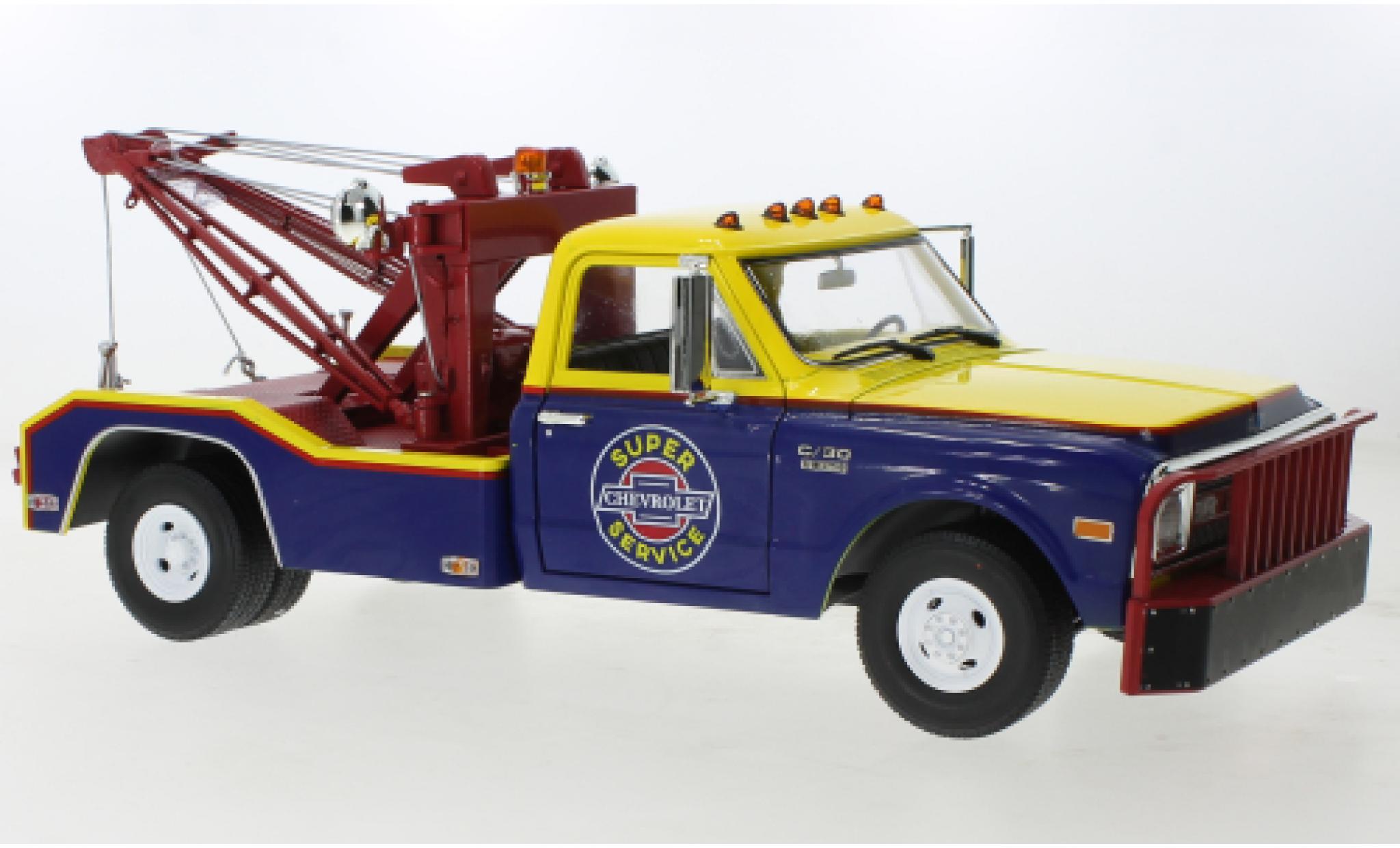Chevrolet C-30 1/18 Greenlight Dually Wrecker Service 1969 modelauto