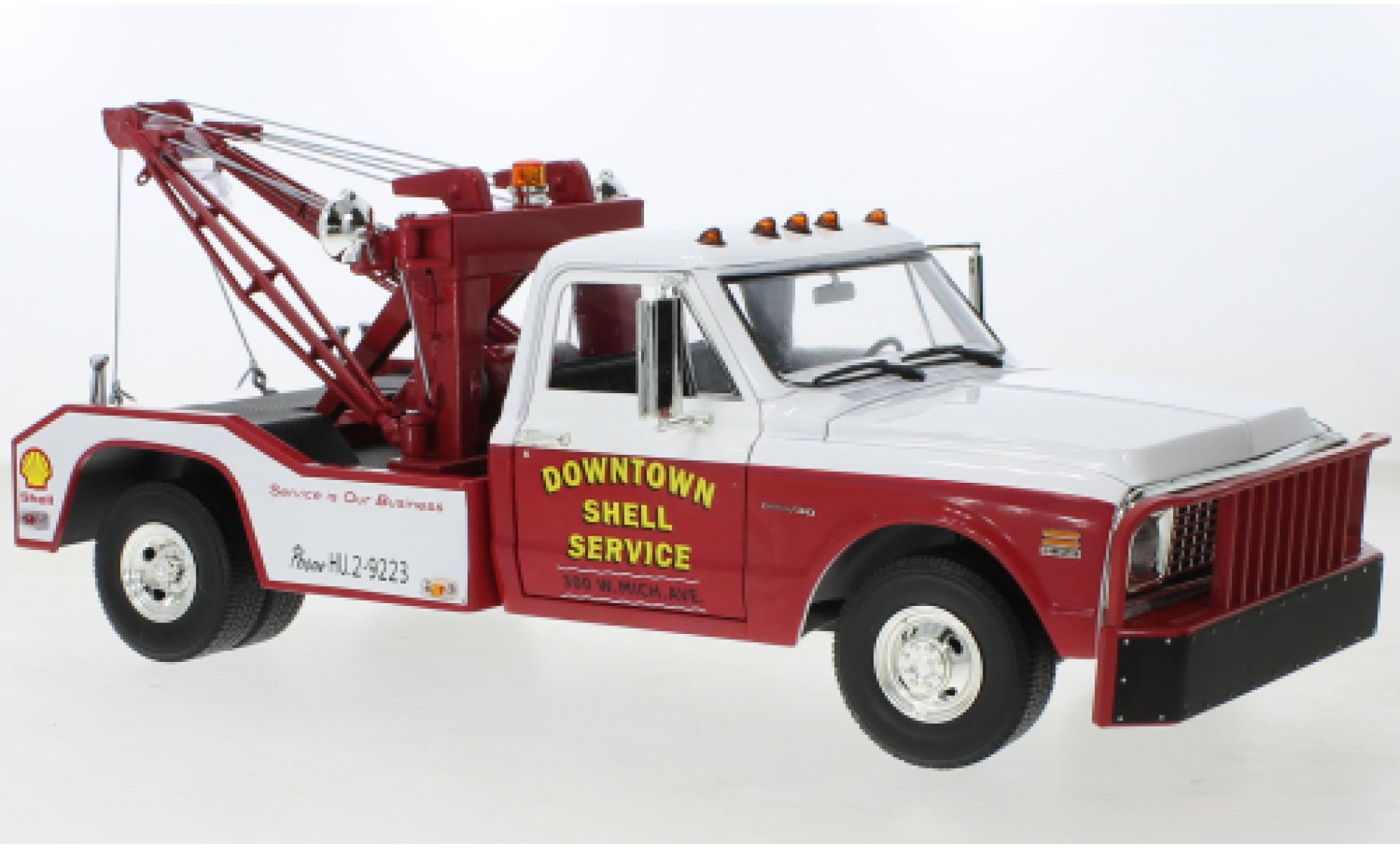 Chevrolet C-30 1/18 Greenlight Dually Wrecker Downtown S Service 1972 modelauto
