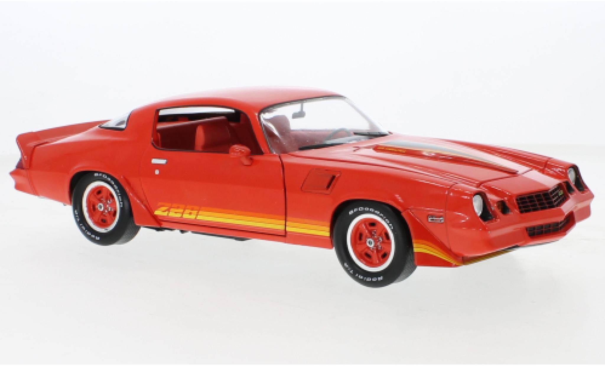 Chevrolet Camaro 1/18 Greenlight Z28 rood 1981 modelauto