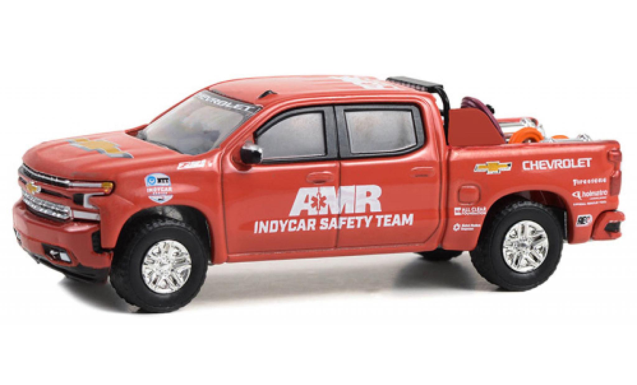Chevrolet Silverado 1/64 Greenlight AMR IndyCar Safety Team 2021 modelauto