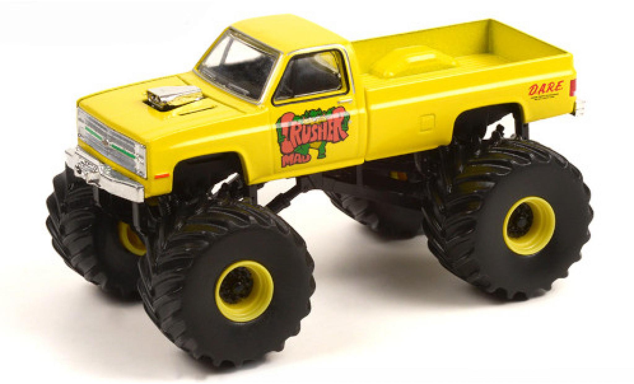 Chevrolet Silverado 1/64 Greenlight Mad Crusher 1987 modelauto