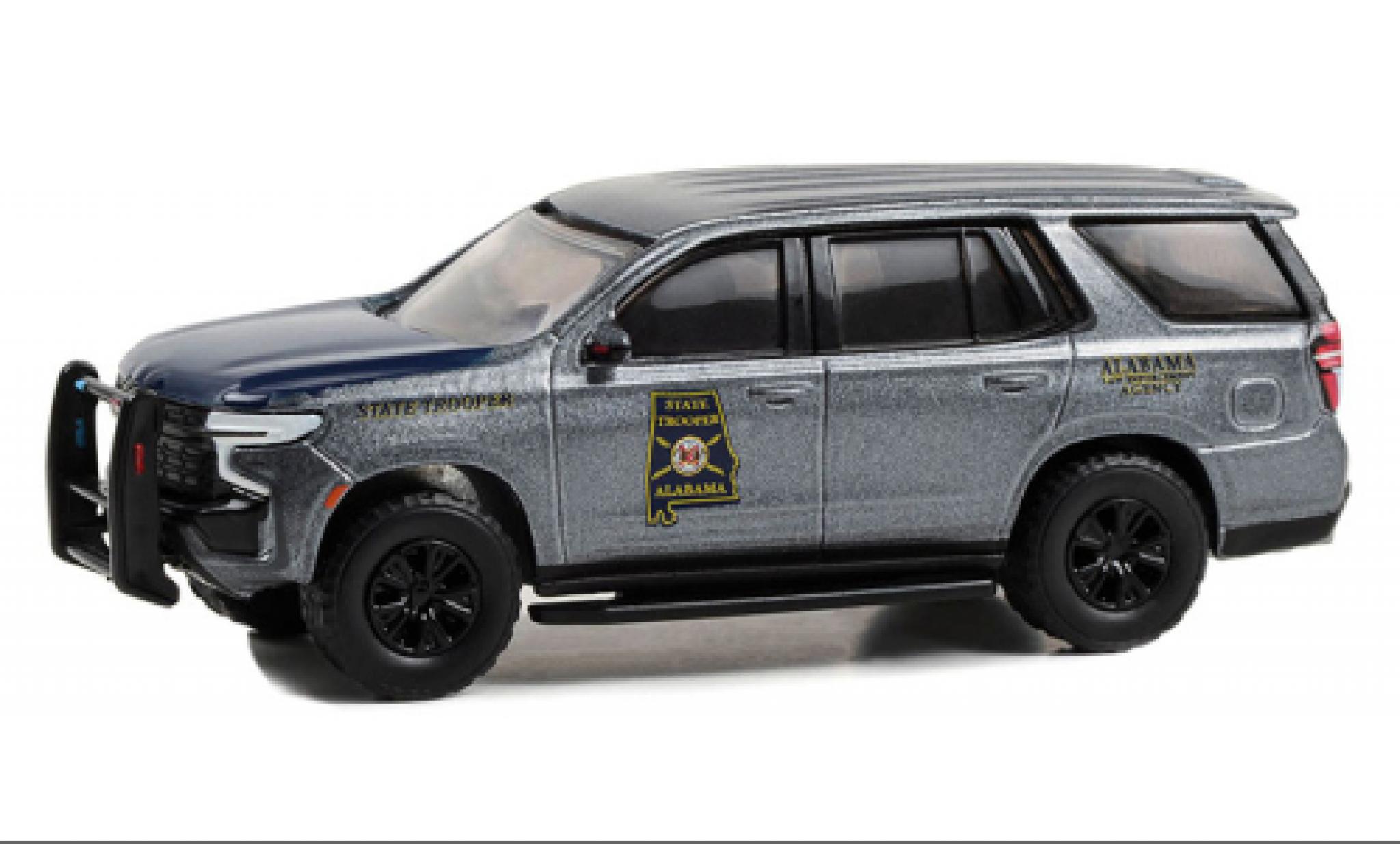 Chevrolet Tahoe 1/64 Greenlight Politie Pursuit Vehicle Alabama autoroute Patrol 2022 modelauto
