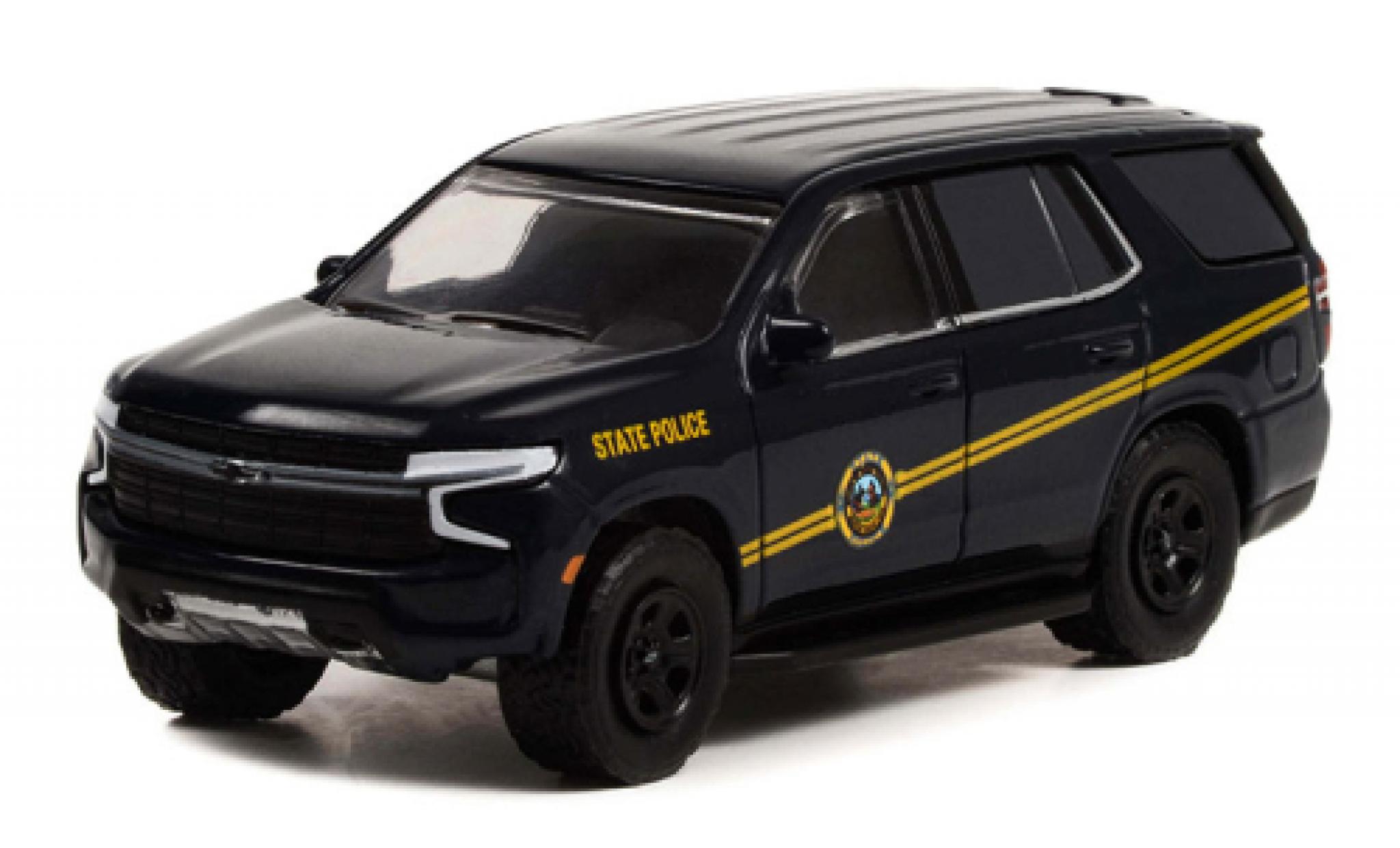 Chevrolet Tahoe 1/64 Greenlight Politie Pursuit Vehicle West Virginia Politie 2021 modelauto