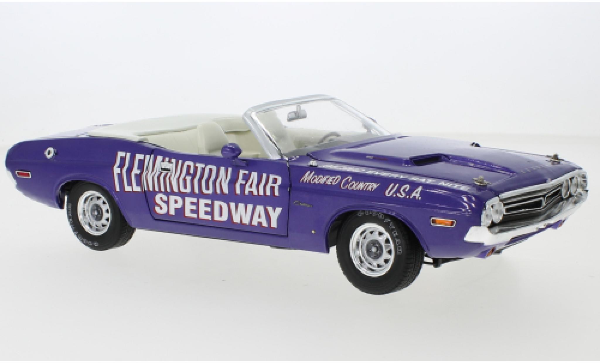 Dodge Challenger 1/18 Greenlight Flemington Fair Speedway 1971 modelauto