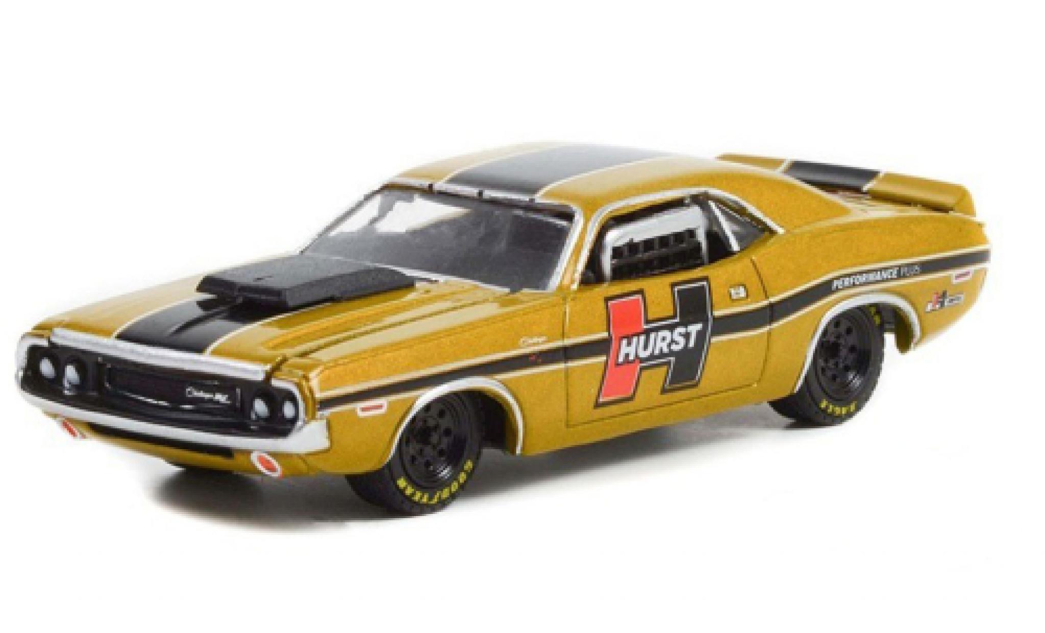 Dodge Challenger 1/64 Greenlight R/T Hurst 1970 modelauto