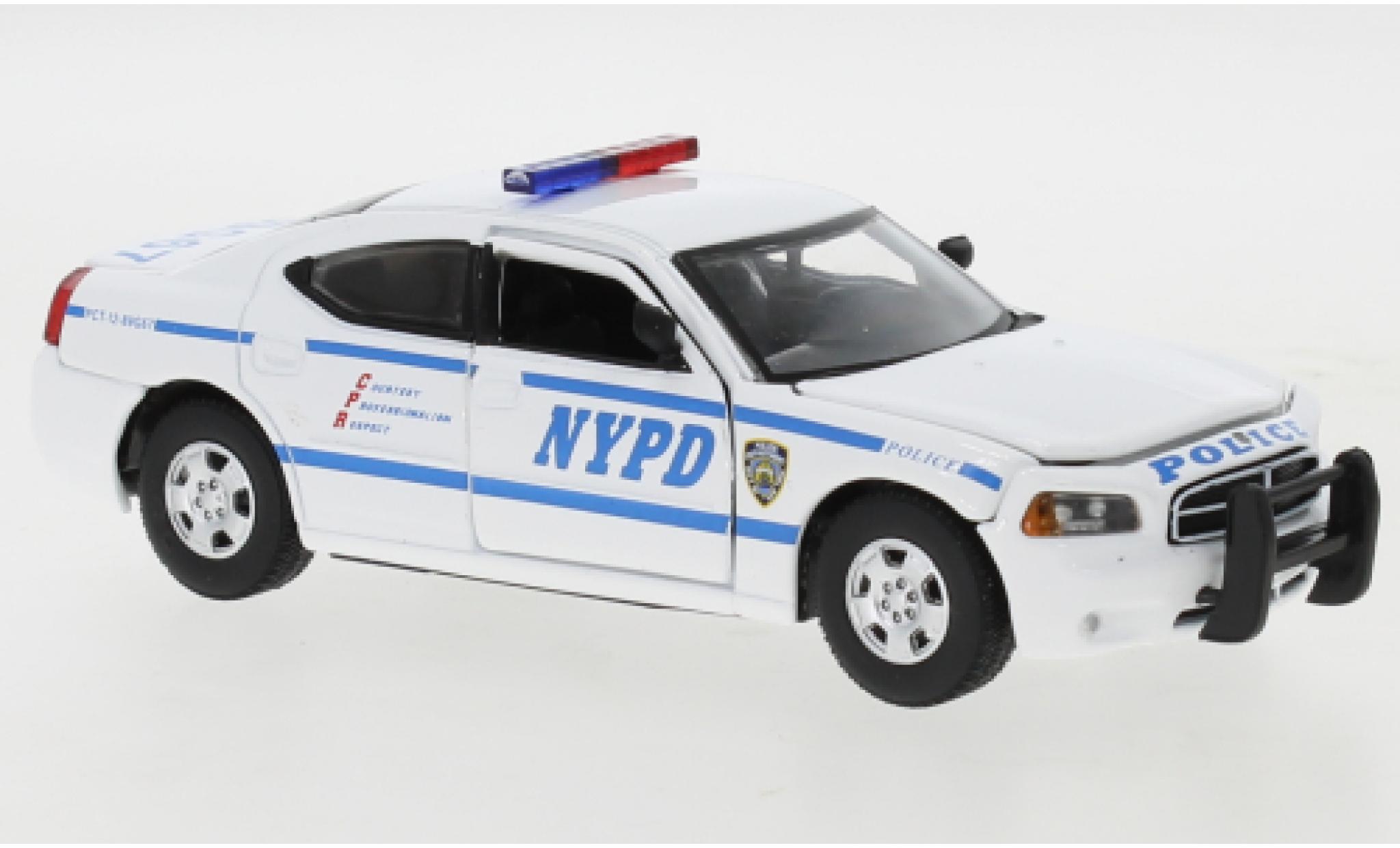 Dodge Charger 1/43 Greenlight New York Politie Department 2006 modelauto