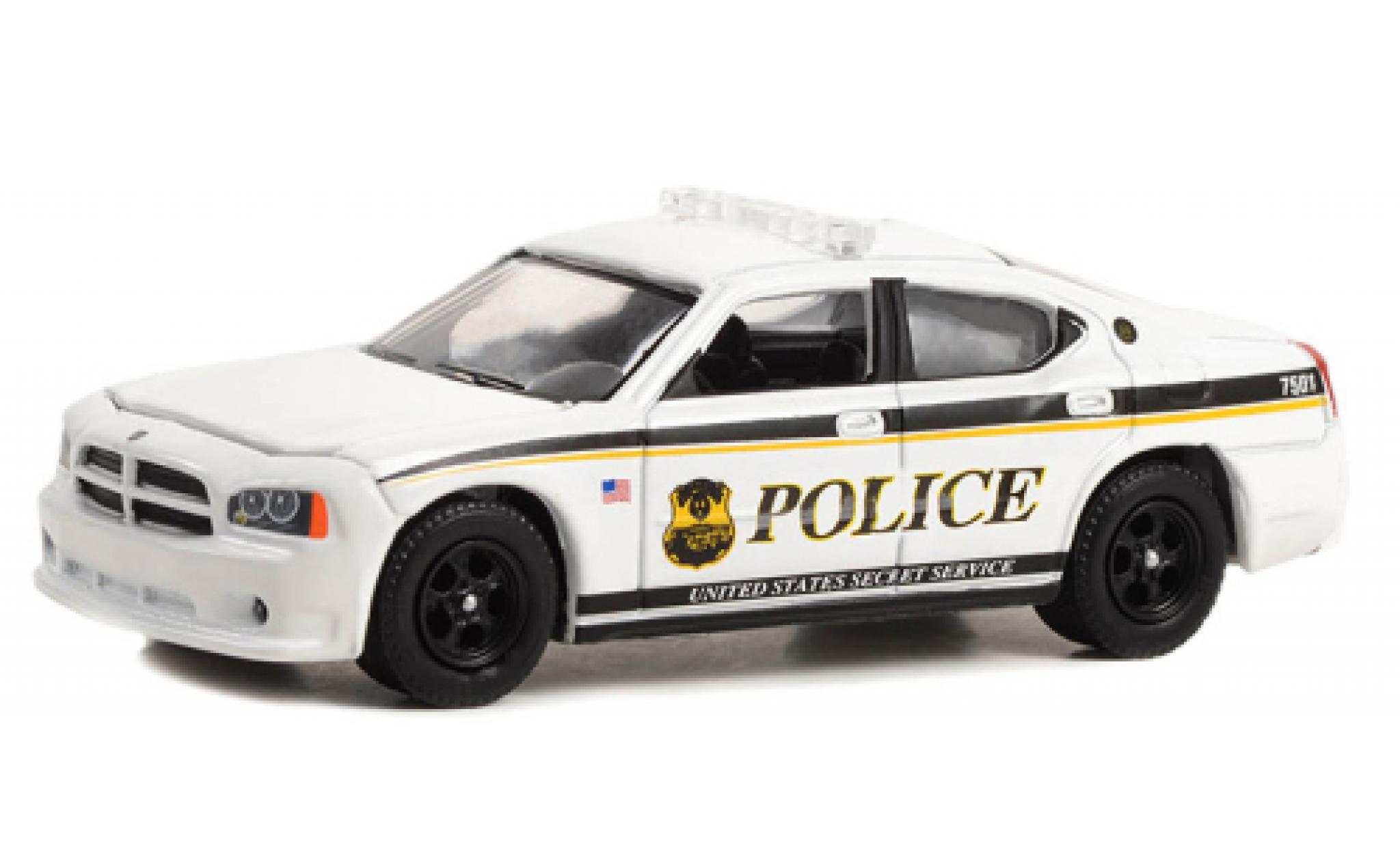 Dodge Charger 1/64 Greenlight Pursuit U.S. Secret Service Politie 2010 modelauto