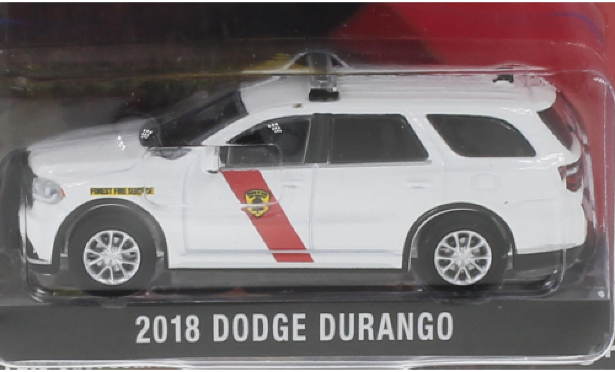 Dodge Durango 1/64 Greenlight New Jersey State Forest Fire Service 2018 modelauto