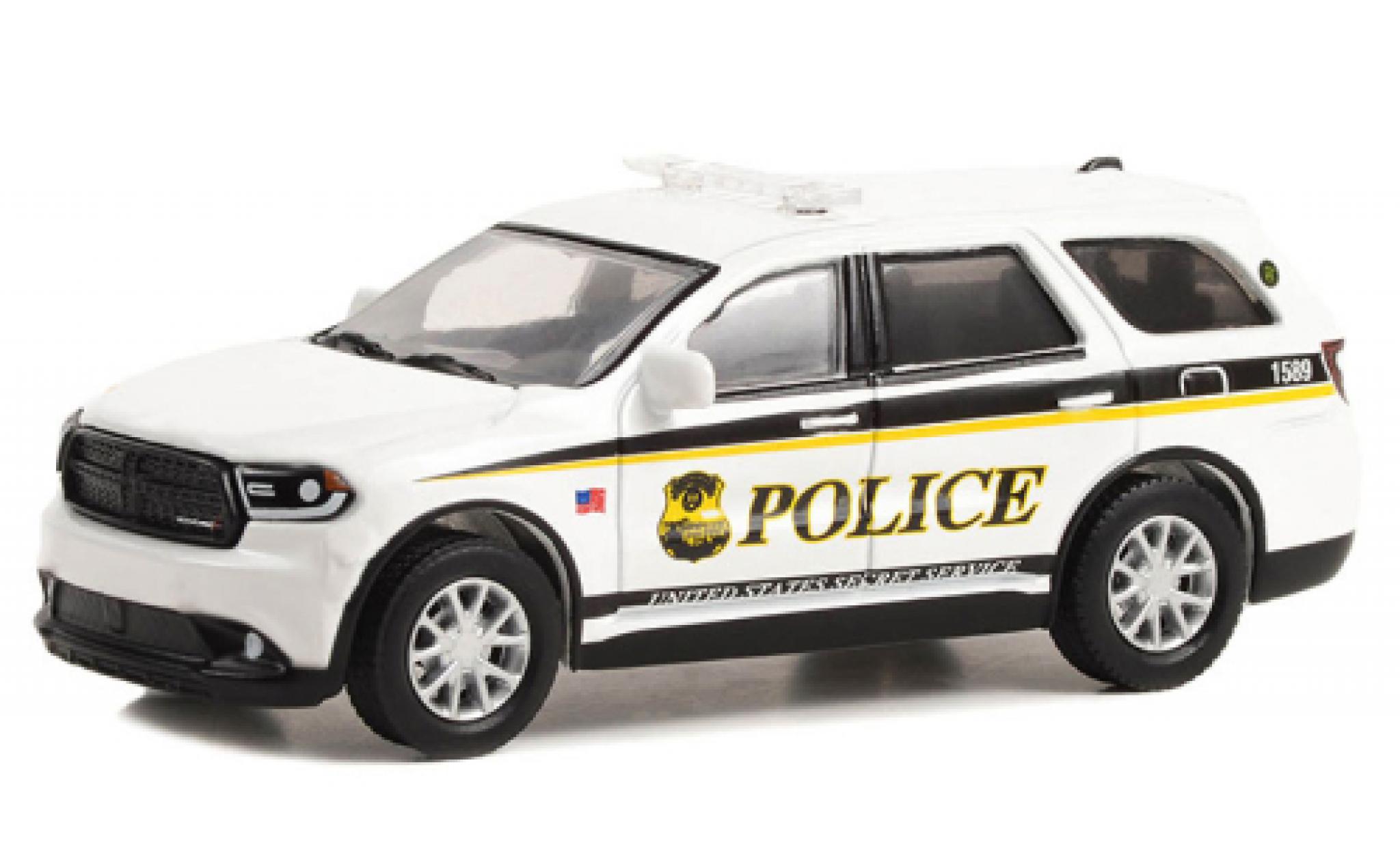 Dodge Durango 1/64 Greenlight Pursuit U.S. Secret Service Politie 2018 modelauto