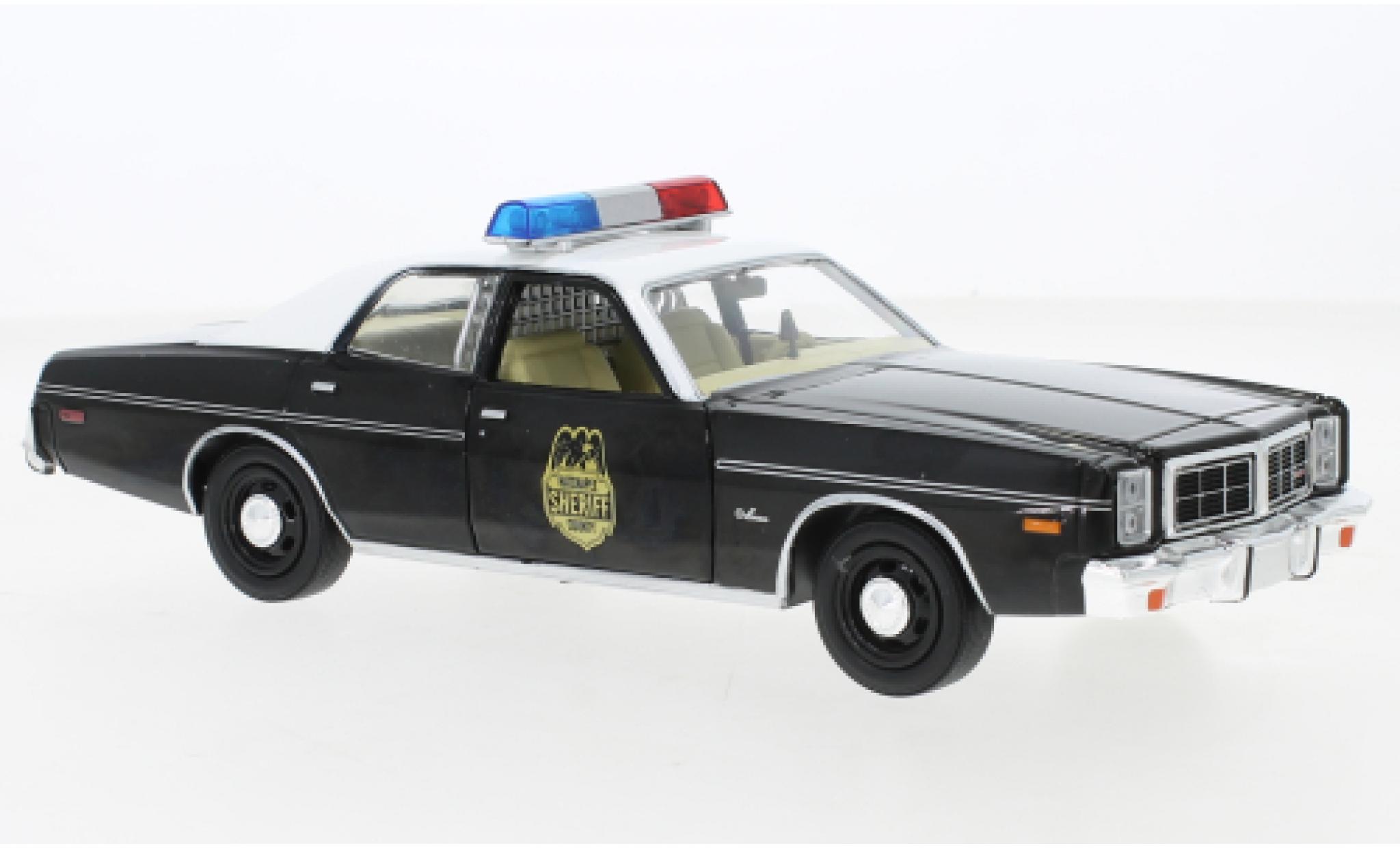 Dodge Monaco 1/24 Greenlight Hatchapee County Sheriff 1977 modelauto