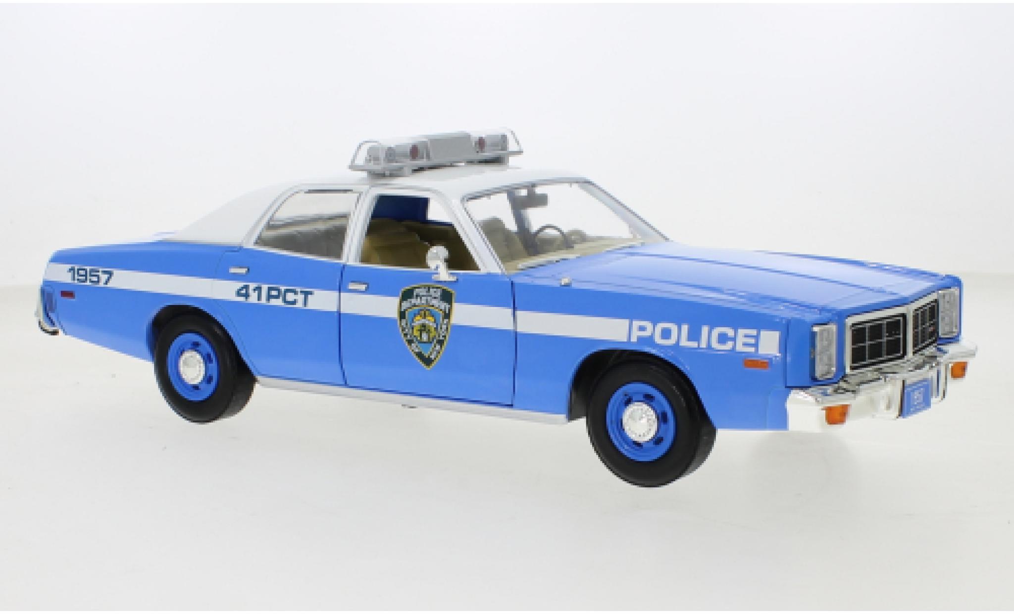 Dodge Monaco 1/18 Greenlight NYPD - New York Politie Department 1978 modelauto
