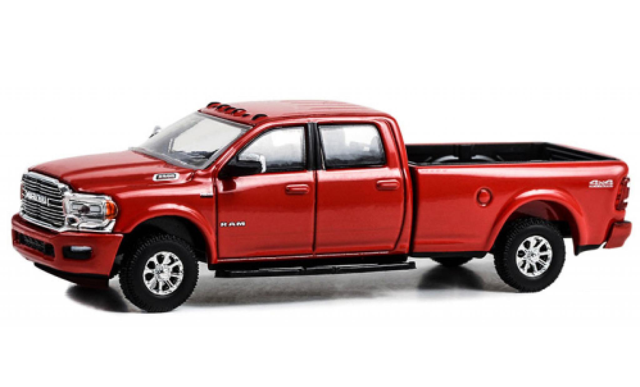 Dodge RAM 1/64 Greenlight 2500 Laramie 4x4 rood 2022 modelauto
