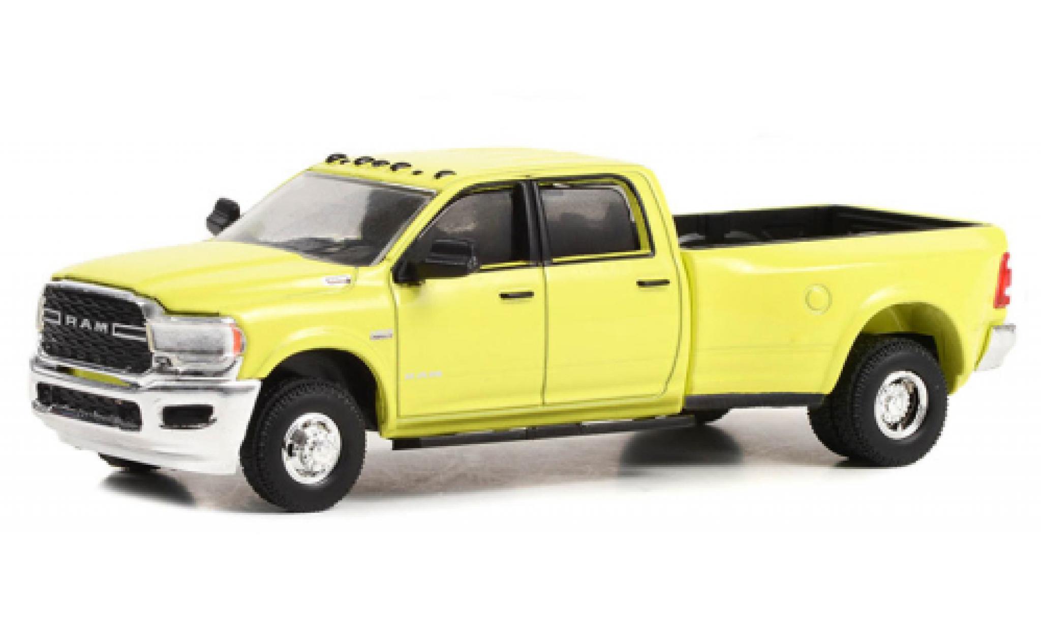 RAM 3 1/64 Greenlight Dodge 500 Big Horn geel 2019 modelauto