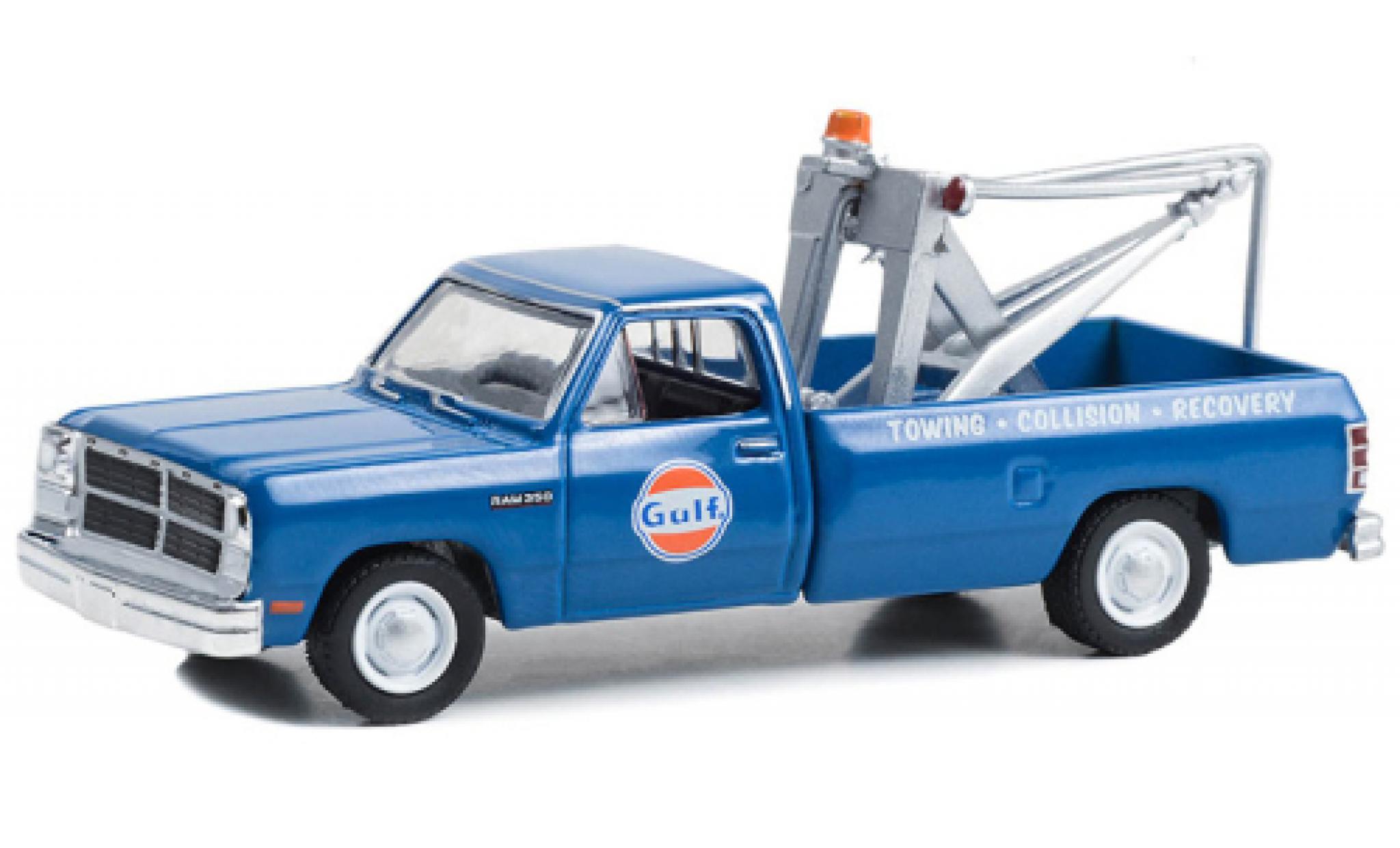 Dodge RAM 1/64 Greenlight D-350 Gulf 1993 modelauto