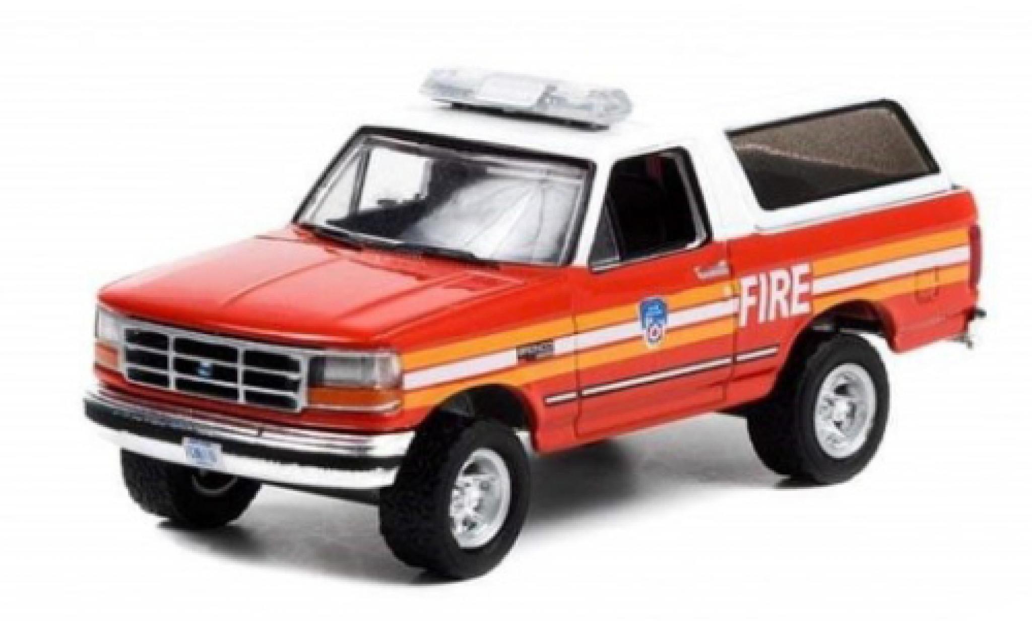 Ford Bronco 1/64 Greenlight FDNY - City of New York Fire Department 1996 modelauto