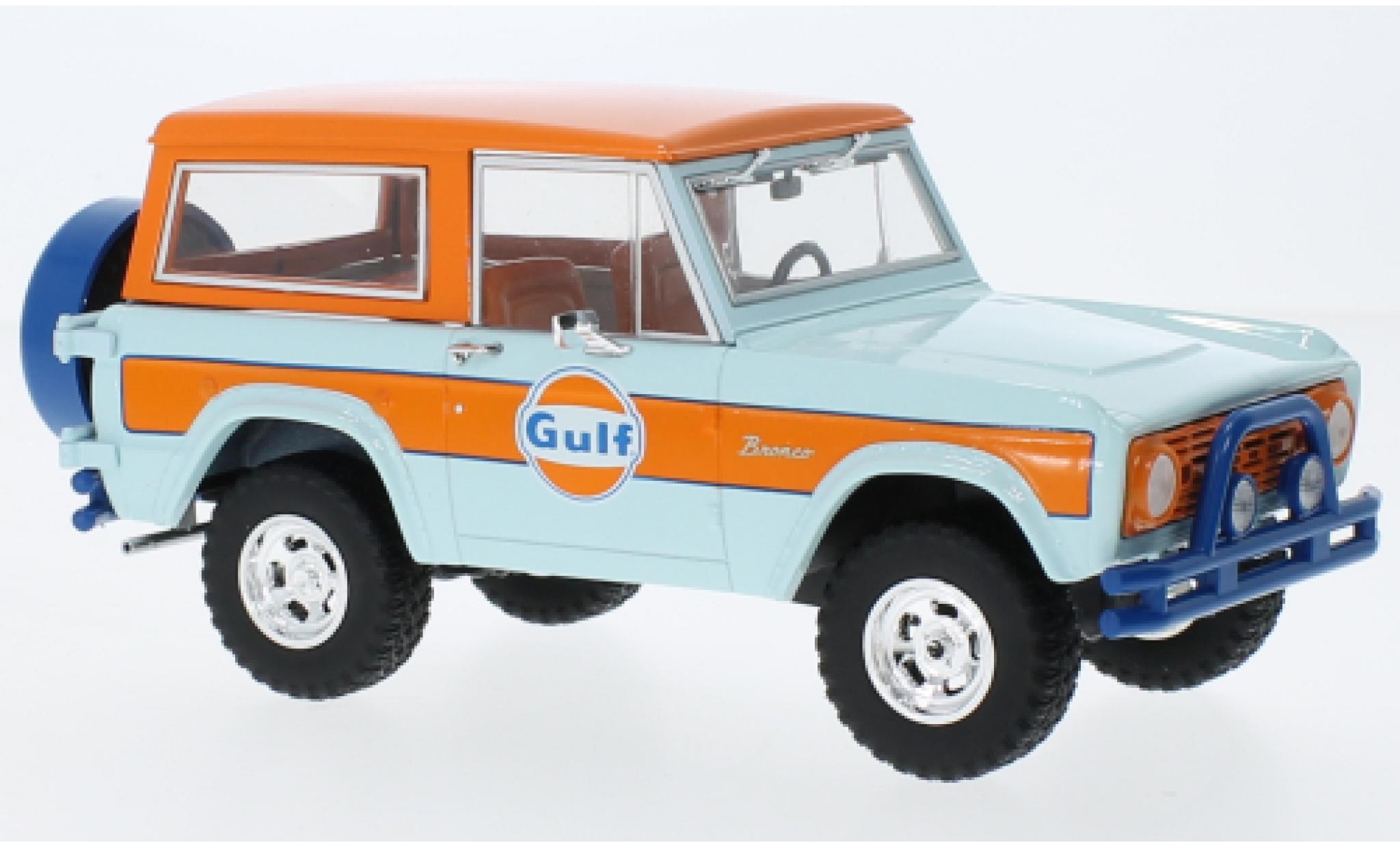 Ford Bronco 1/24 Greenlight Gulf 1966 modelauto