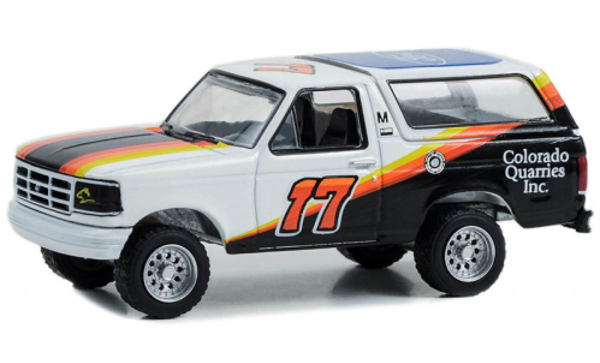 Ford Bronco 1/64 Greenlight No.17 Pikes Peak 1994 modelauto
