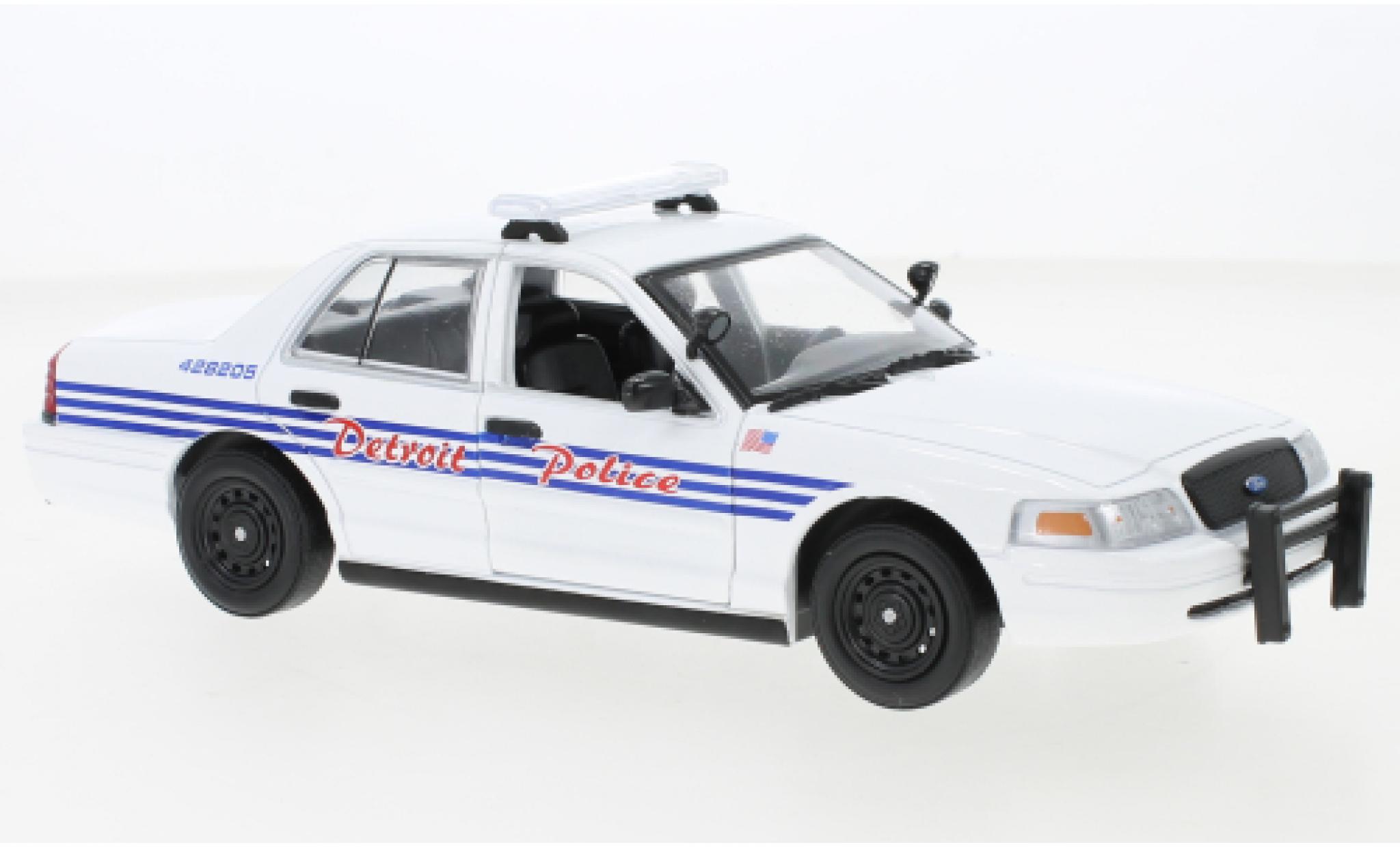 Ford Crown 1/24 Greenlight Victoria Politie Interceptor Detroit Politie 2008 modelauto