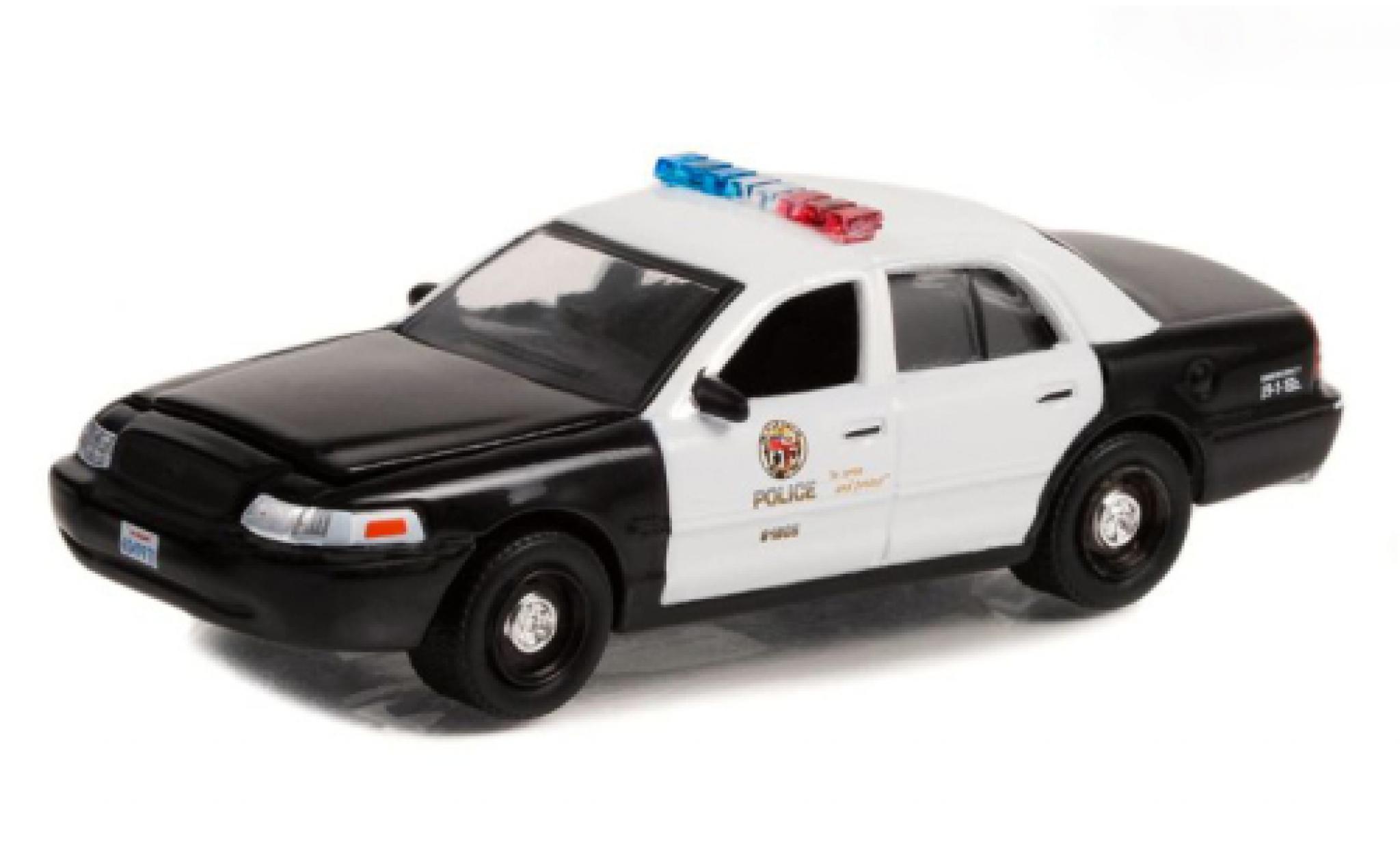 Ford Crown 1/64 Greenlight Victoria Politie Interceptor Drive 2001 modelauto