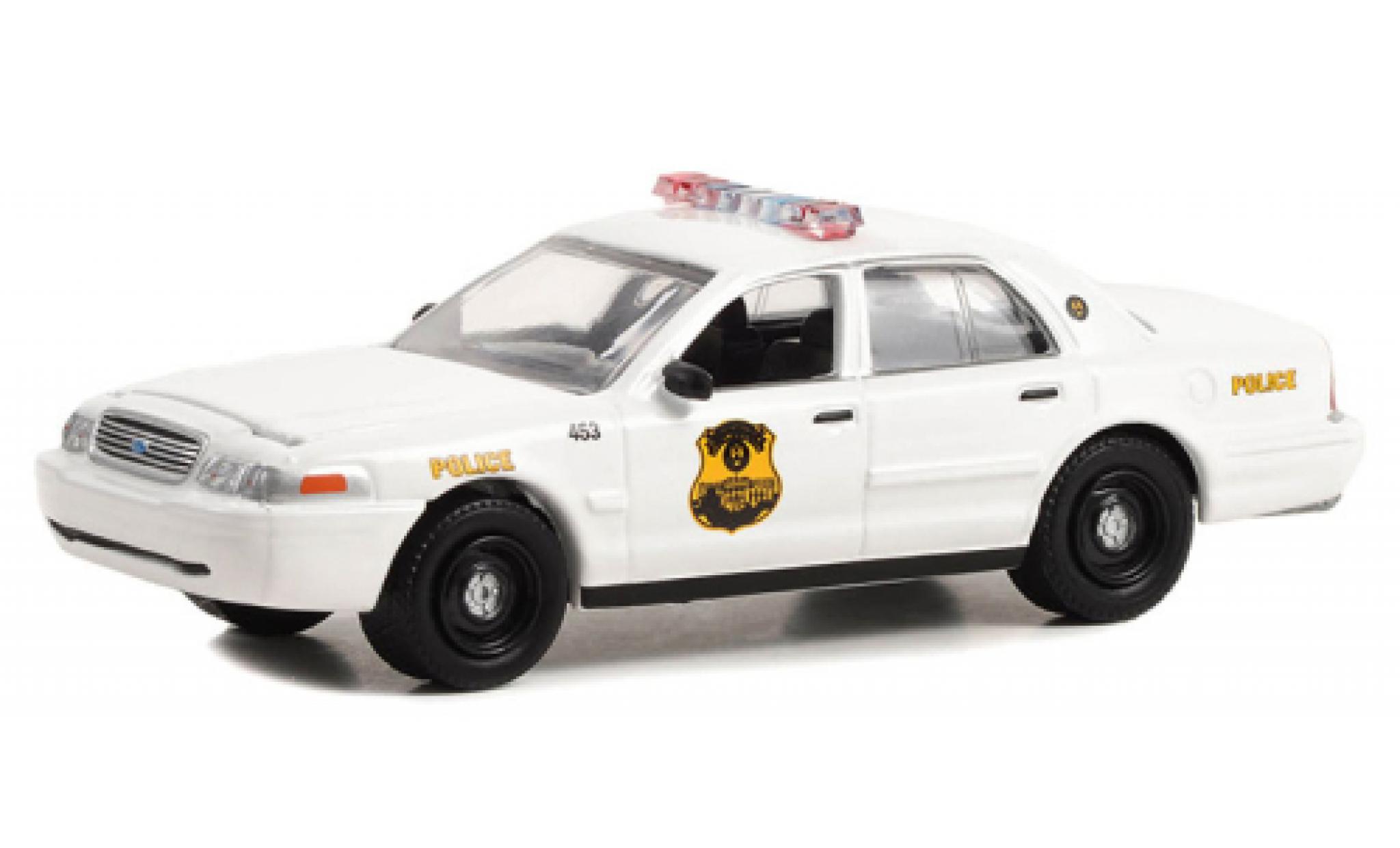 Ford Crown 1/64 Greenlight Victoria Politie Interceptor U.S. Secret Service Politie 1998 modelauto