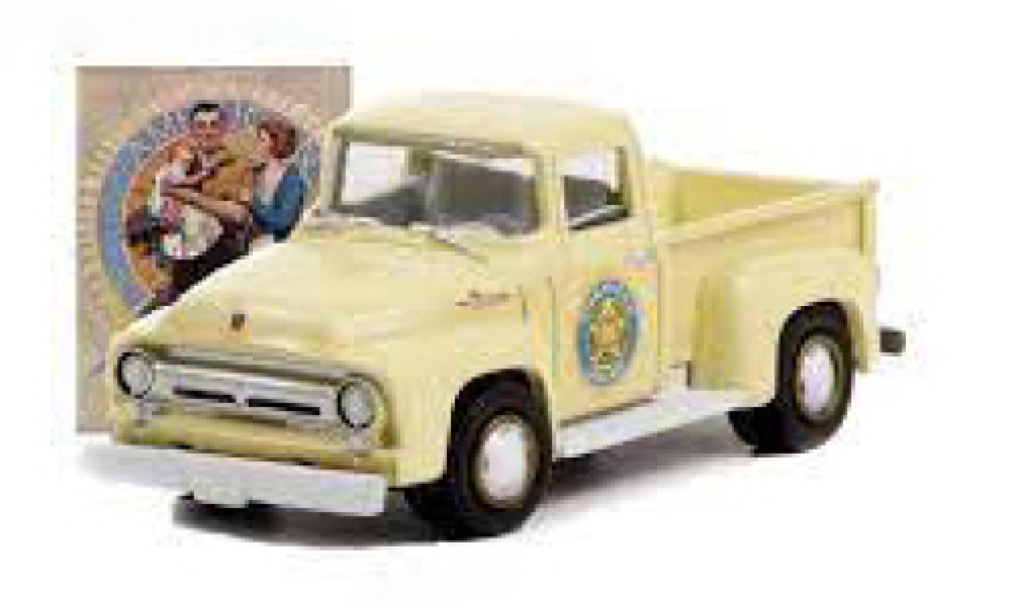 Ford F-1 1/64 Greenlight 00 beige Norman Rockwell 1956 modelauto