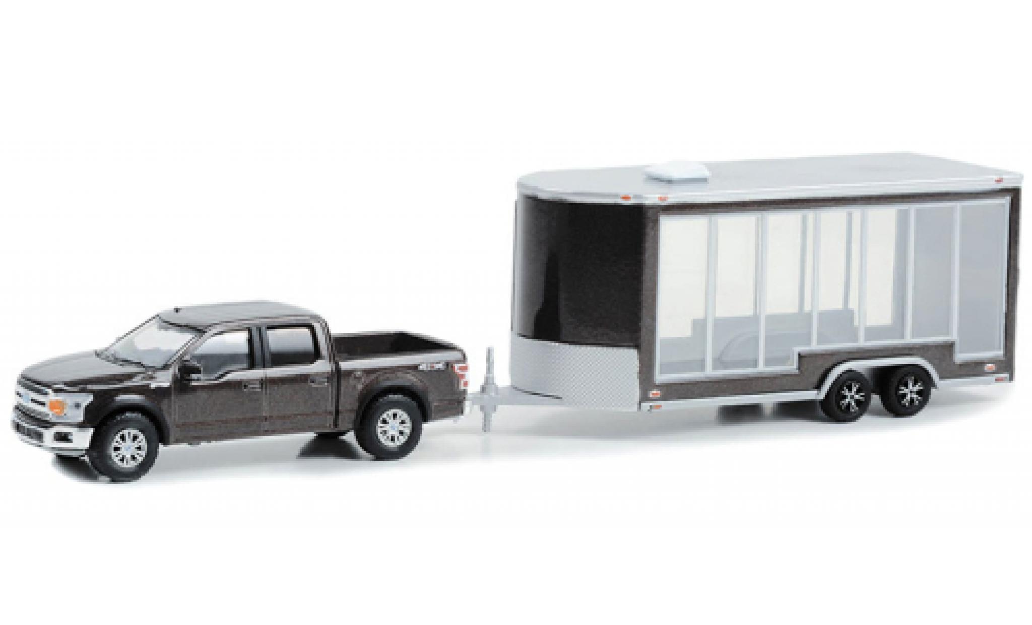 Ford F-1 1/64 Greenlight 50 Lariat 4x4 metallic grijs 1983 modelauto